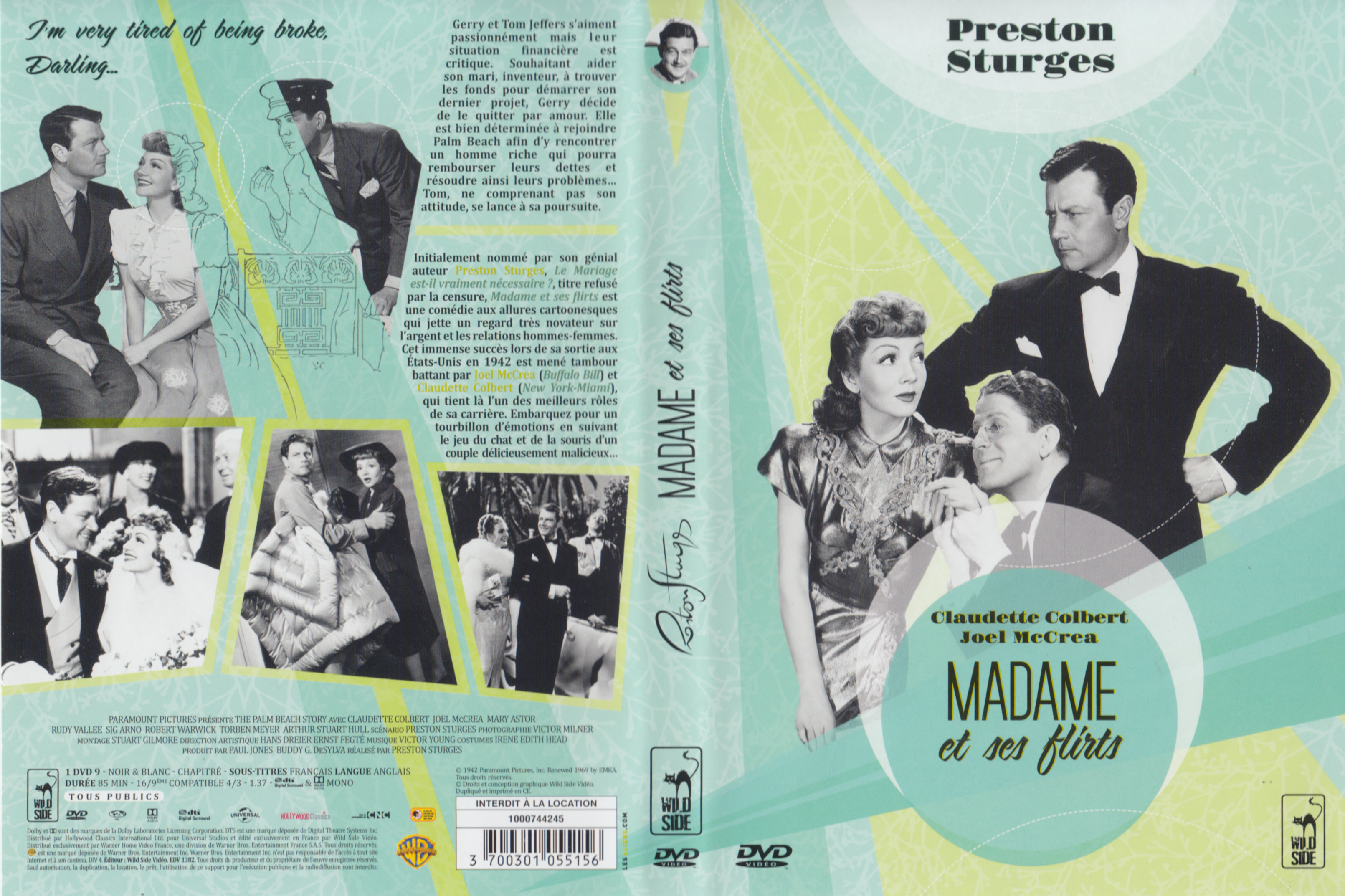 Jaquette DVD Madame et ses flirts