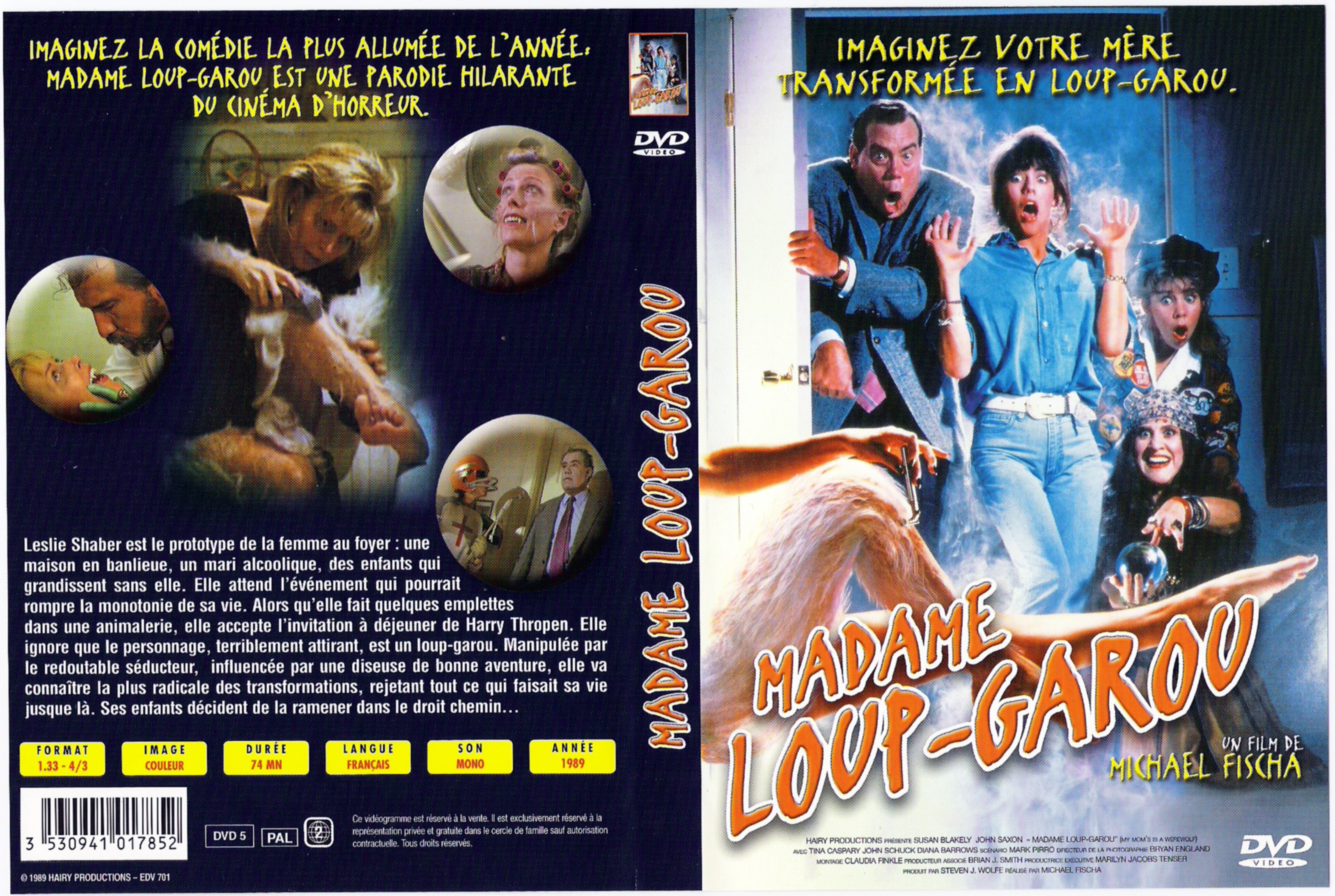 Jaquette DVD Madame loup-garou