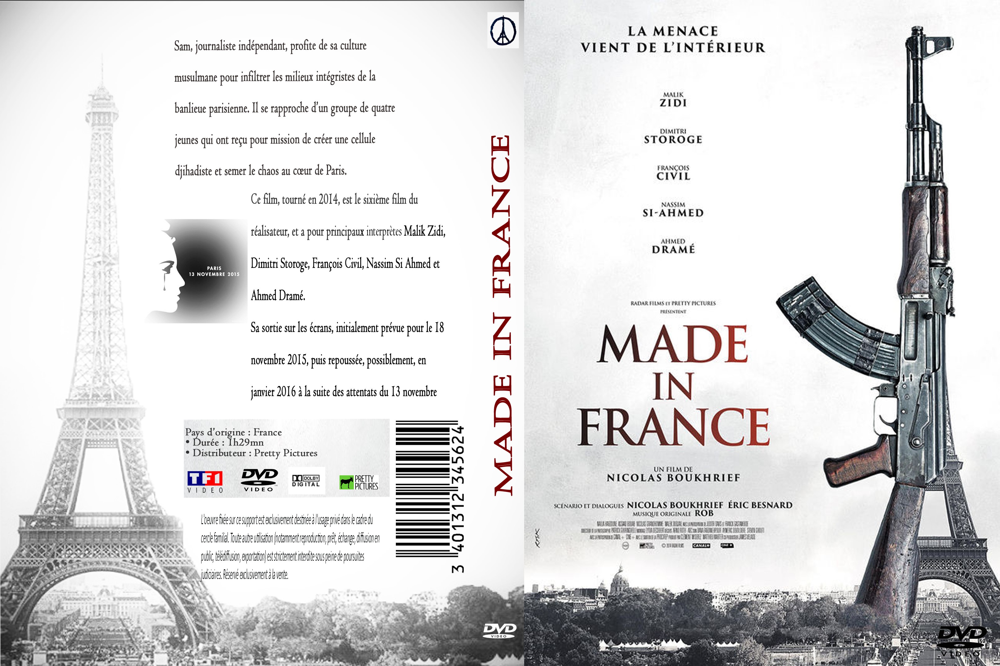 Jaquette DVD Made in France