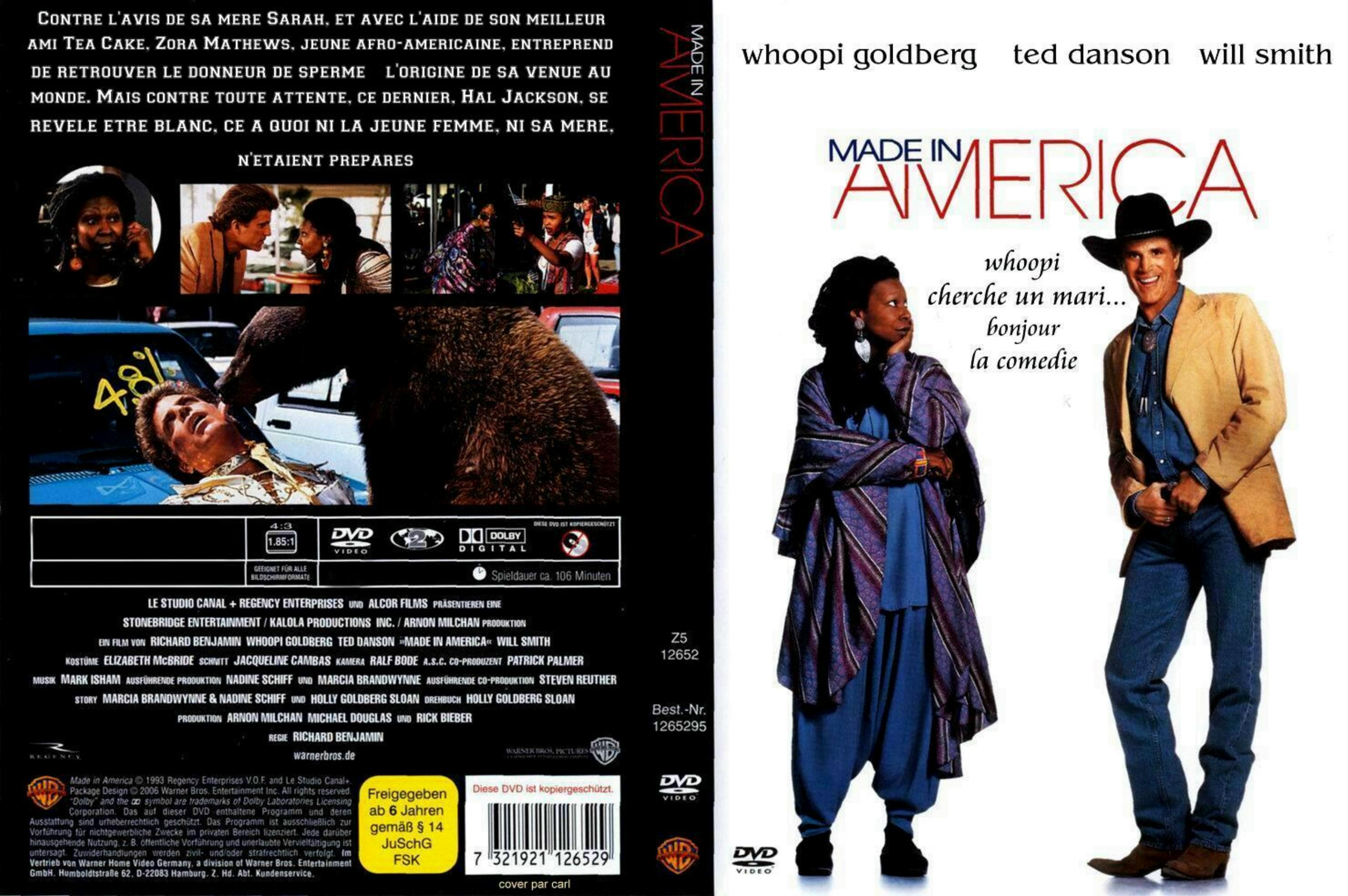 Jaquette DVD Made in america custom