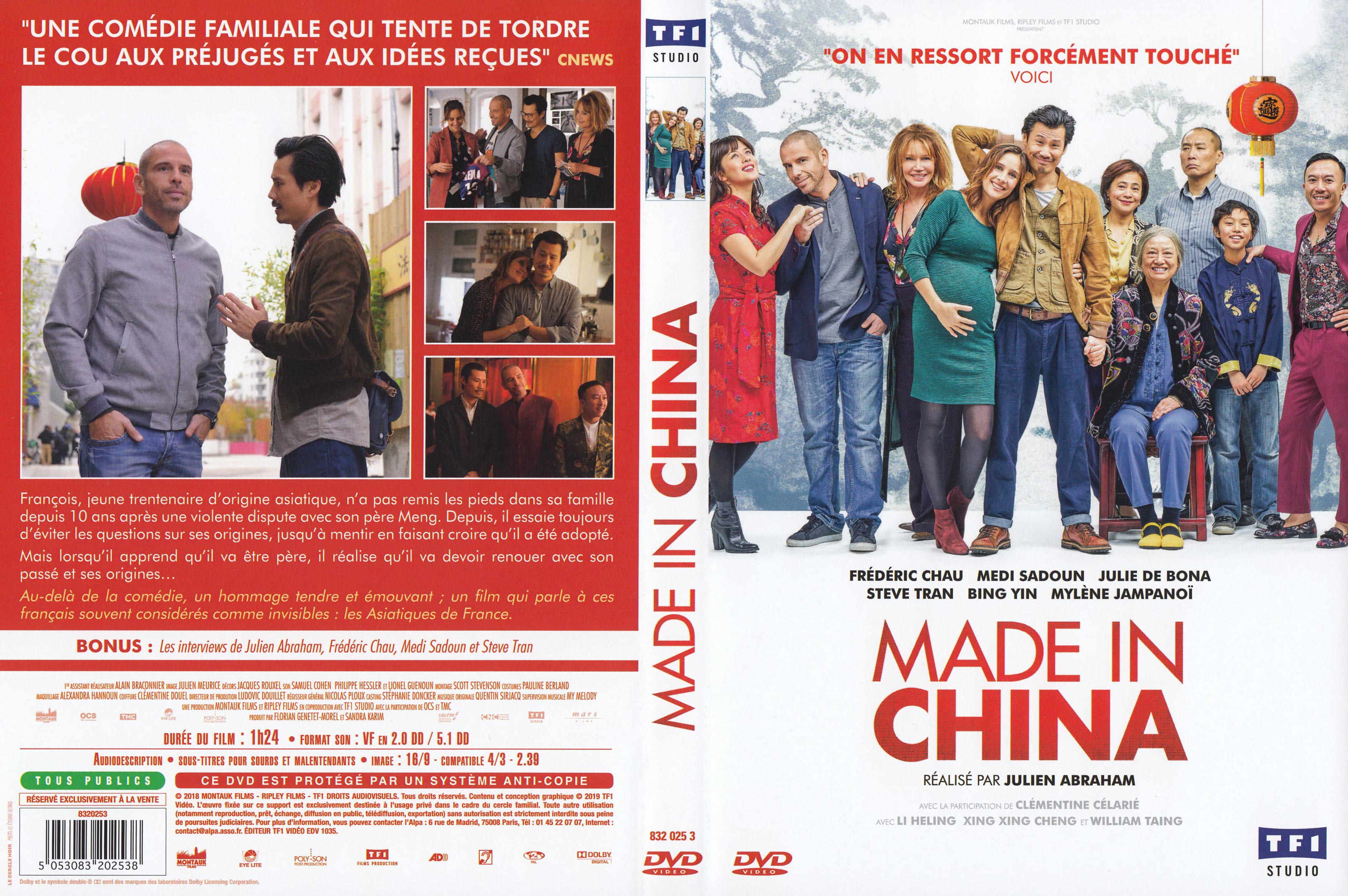Jaquette DVD Made in china