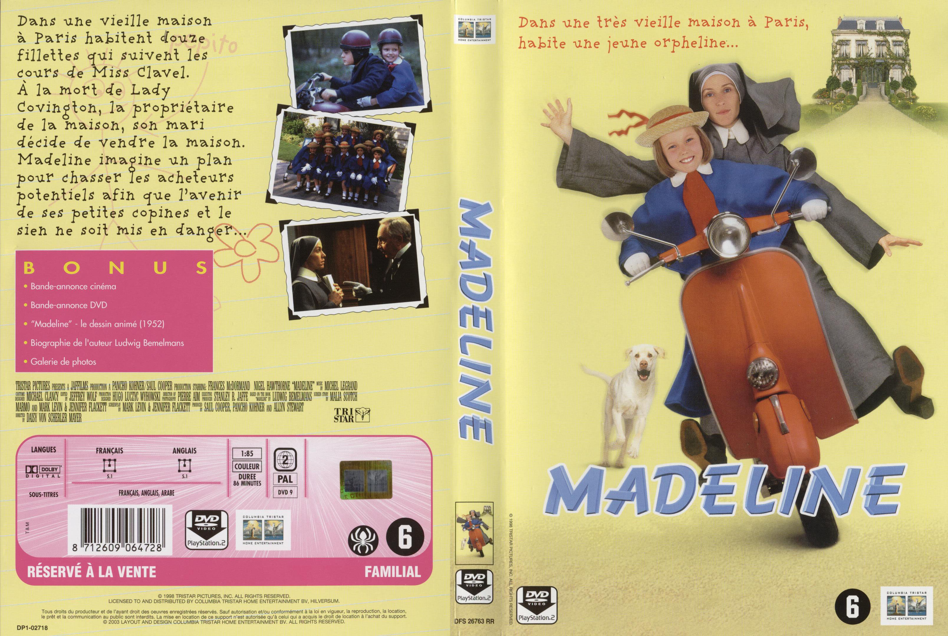 Jaquette DVD Madeline