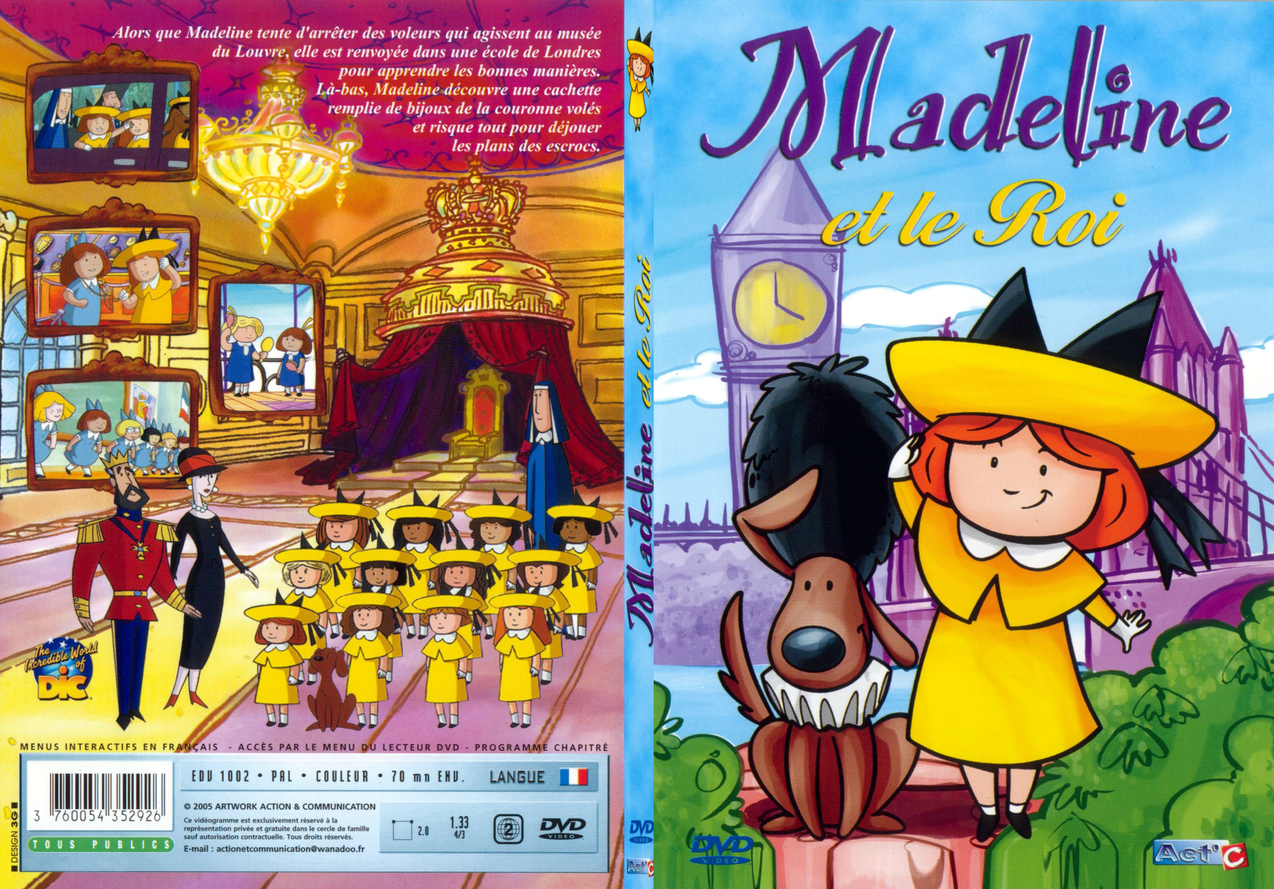 Jaquette DVD Madeline et le roi - SLIM