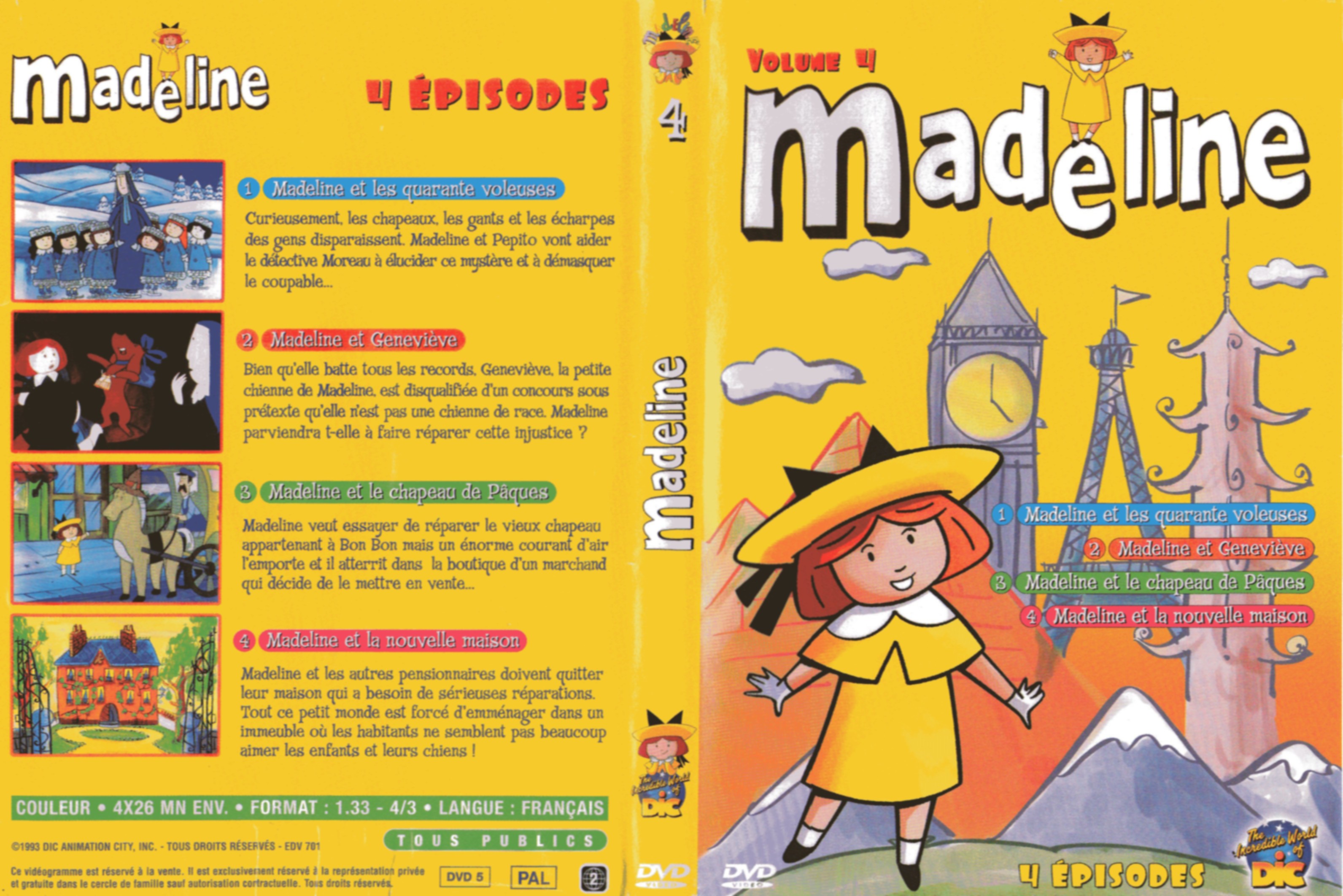 Jaquette DVD Madeline vol 04