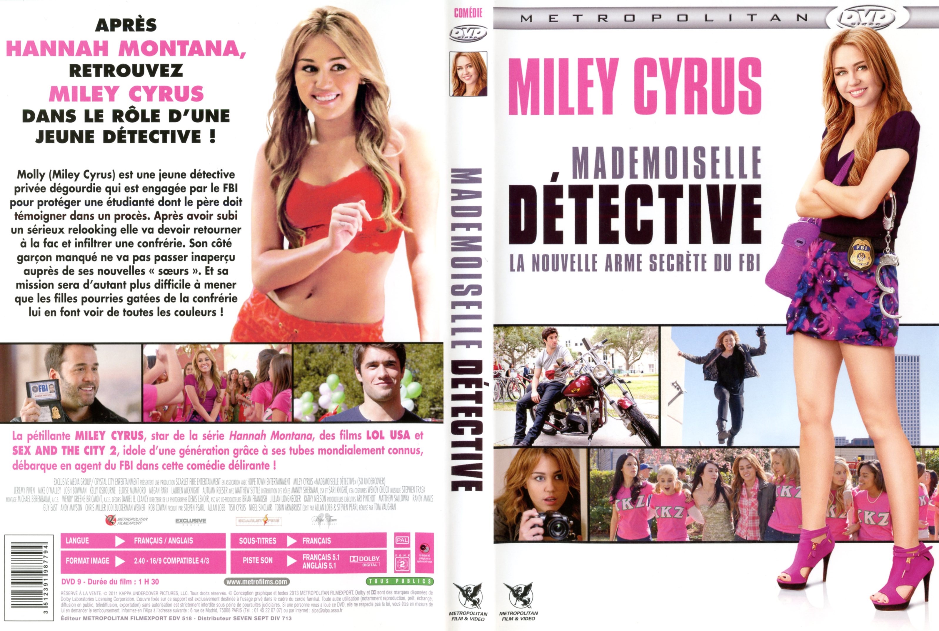 Jaquette DVD Mademoiselle Dtective