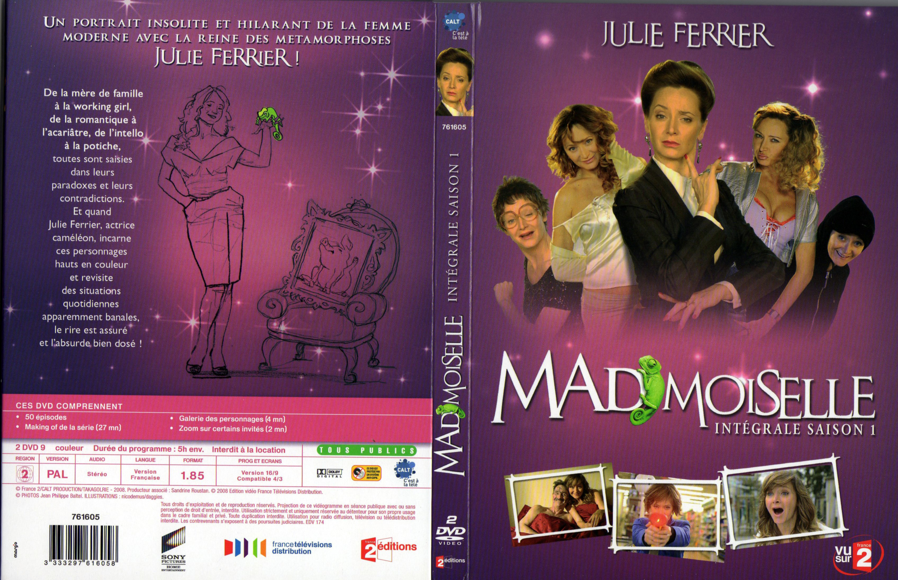 Jaquette DVD Mademoiselle saison 1