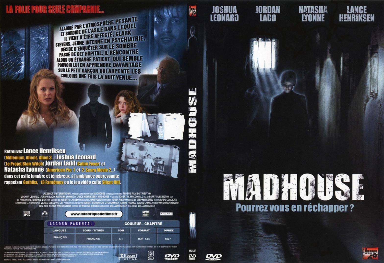 Jaquette DVD Madhouse - SLIM