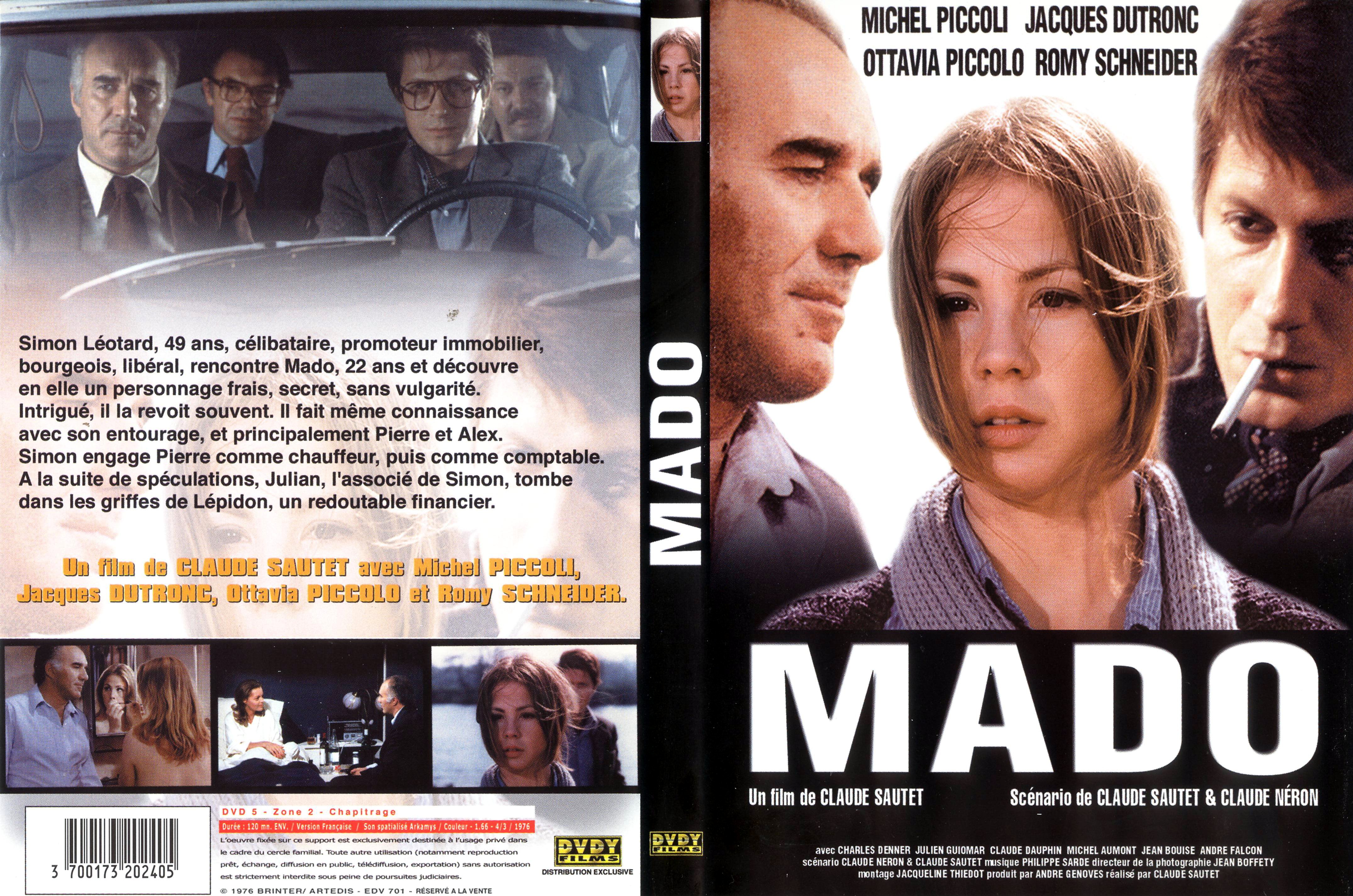 Jaquette DVD Mado v3