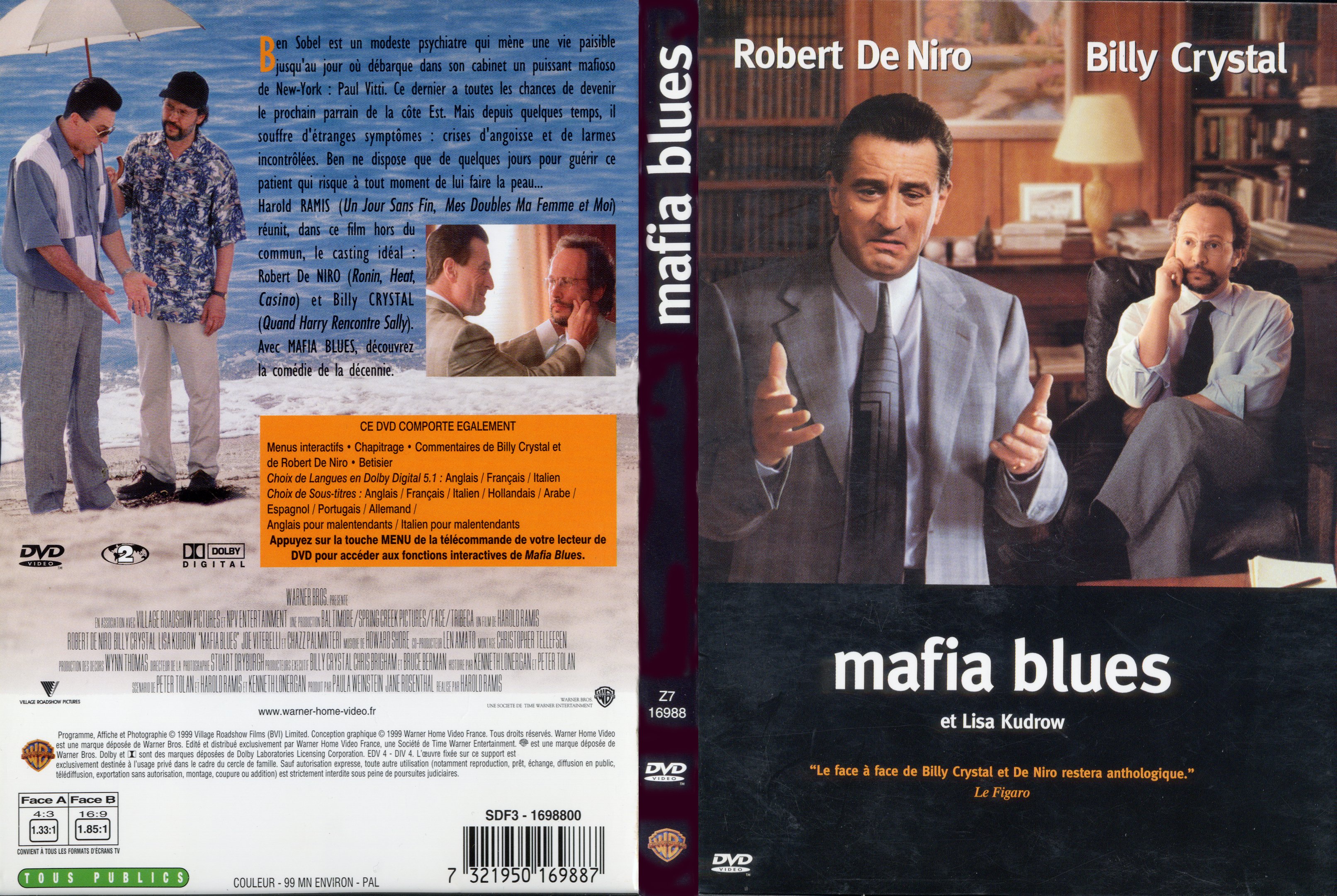 Jaquette DVD Mafia blues