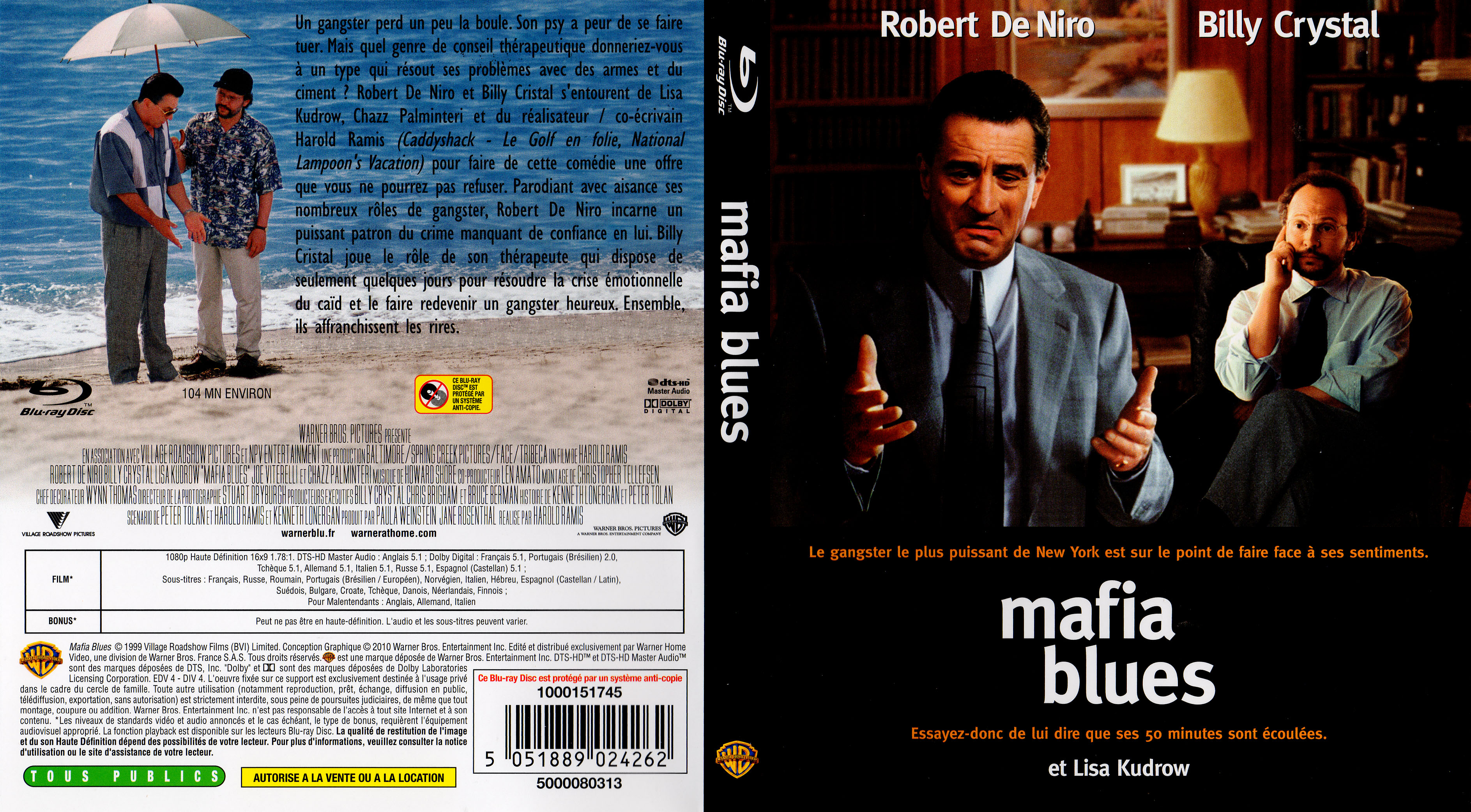 Jaquette DVD Mafia blues (BLU-RAY)