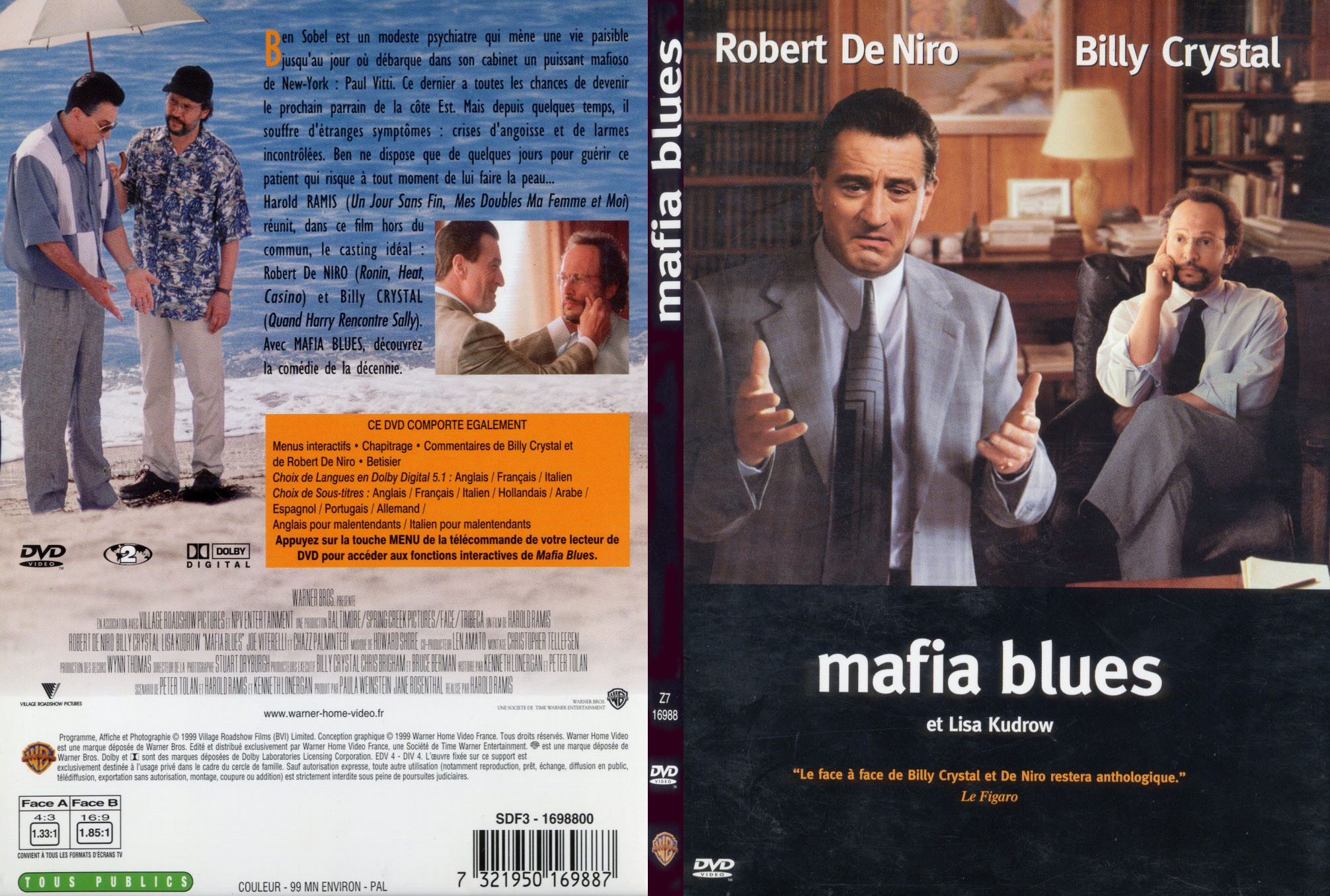 Jaquette DVD Mafia blues - SLIM
