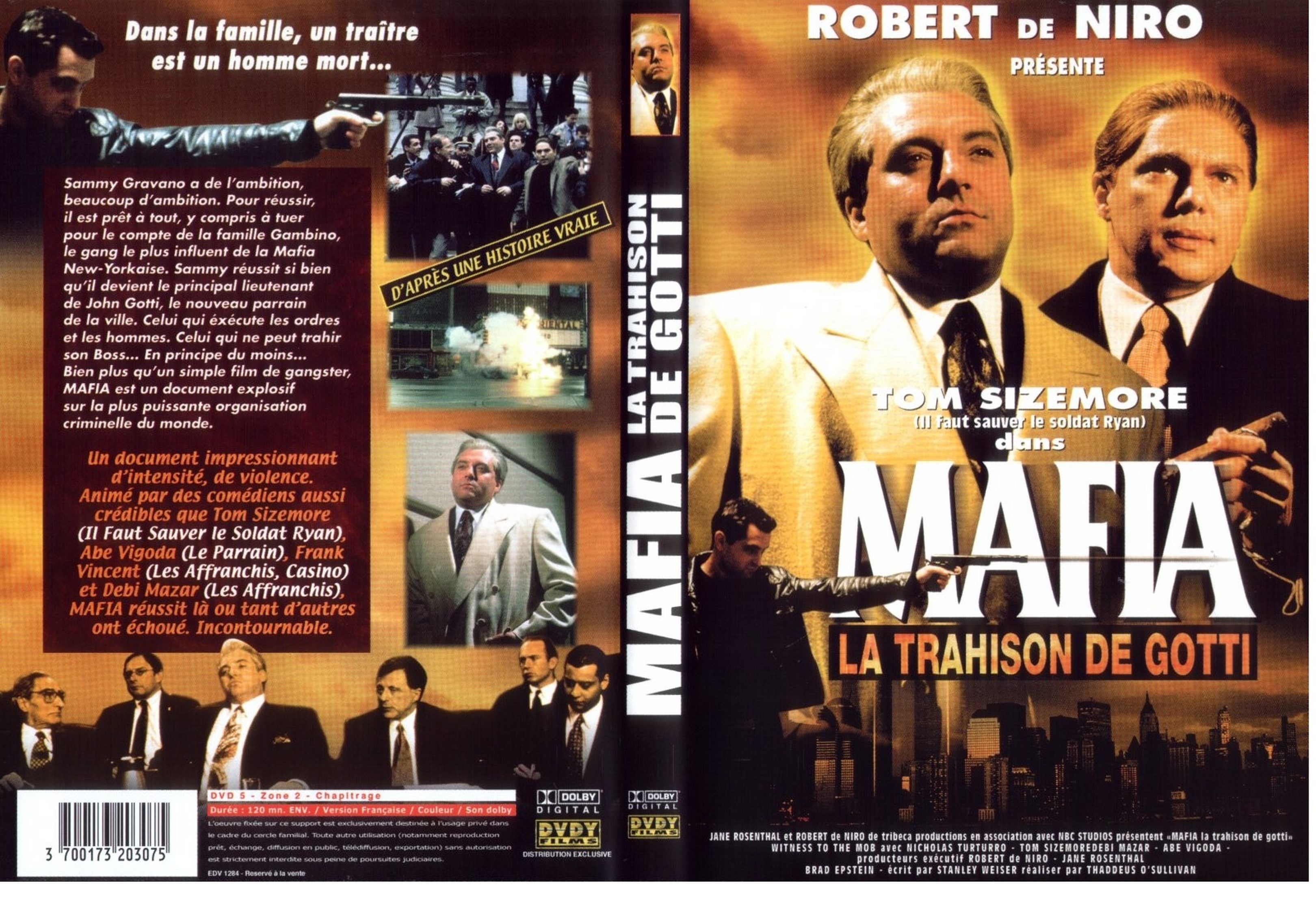 Jaquette DVD Mafia la trahison de gotti