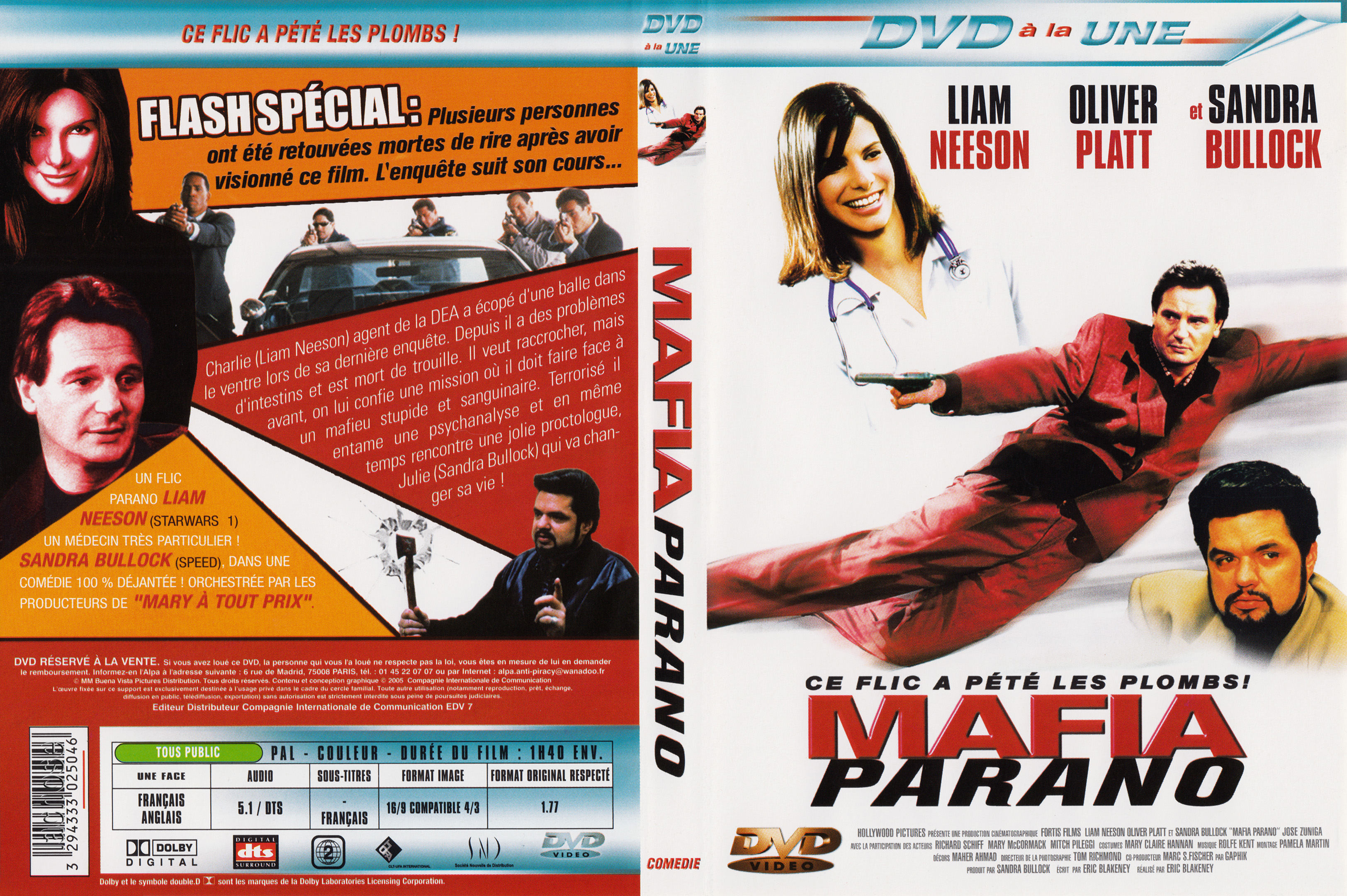 Jaquette DVD Mafia parano