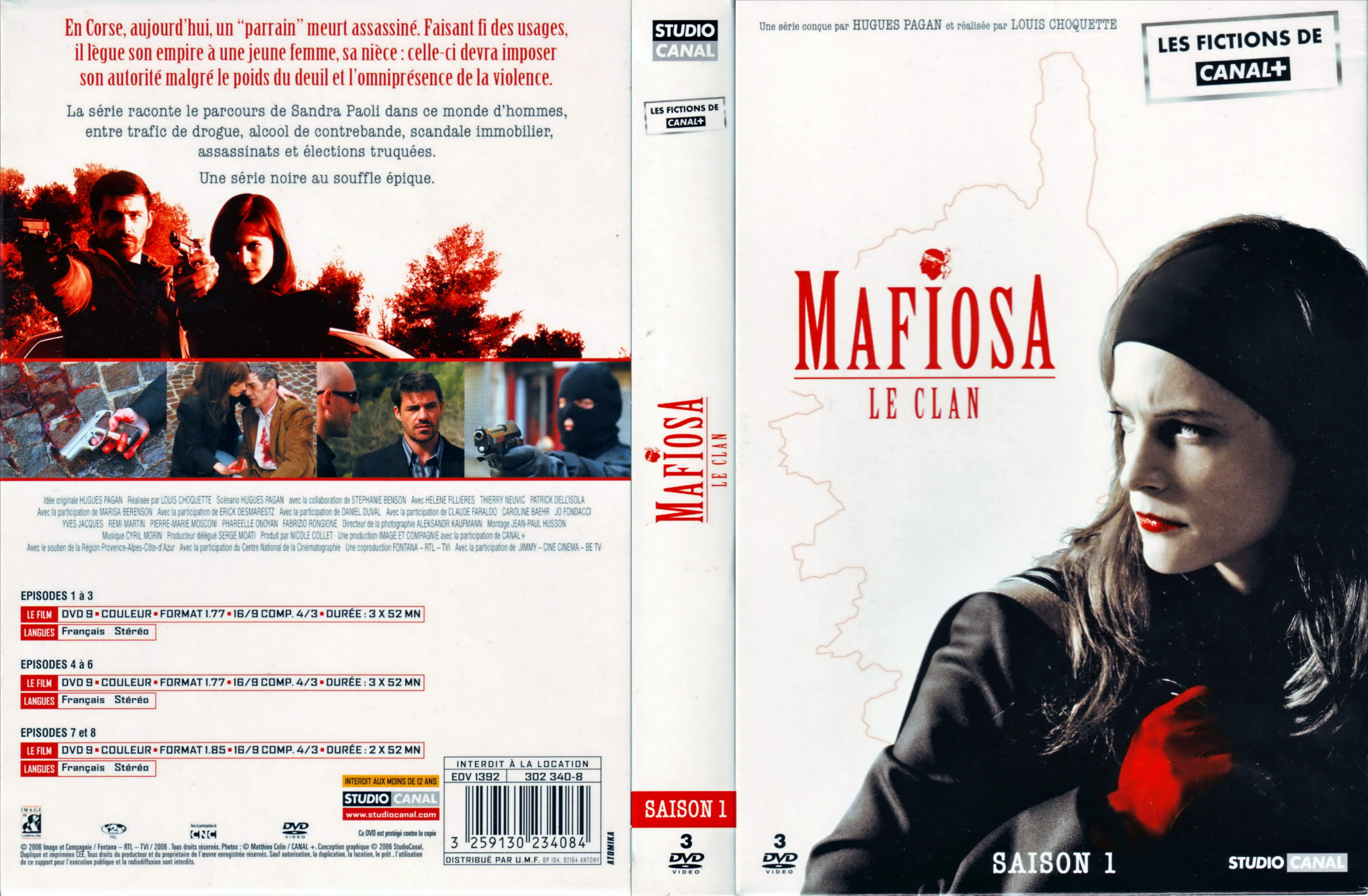 Jaquette DVD Mafiosa Saison 1 COFFRET