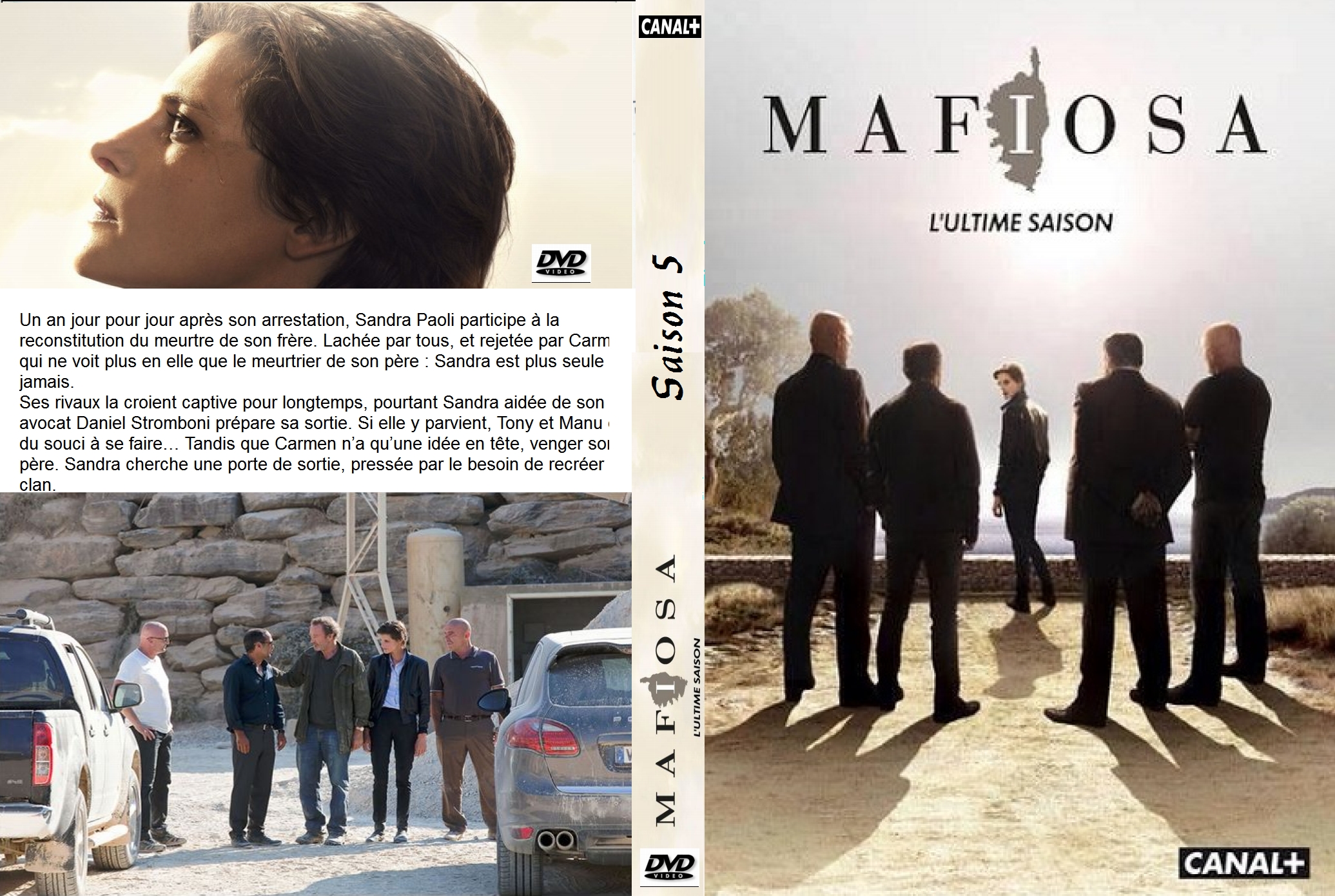 Jaquette DVD Mafiosa Saison 5 custom