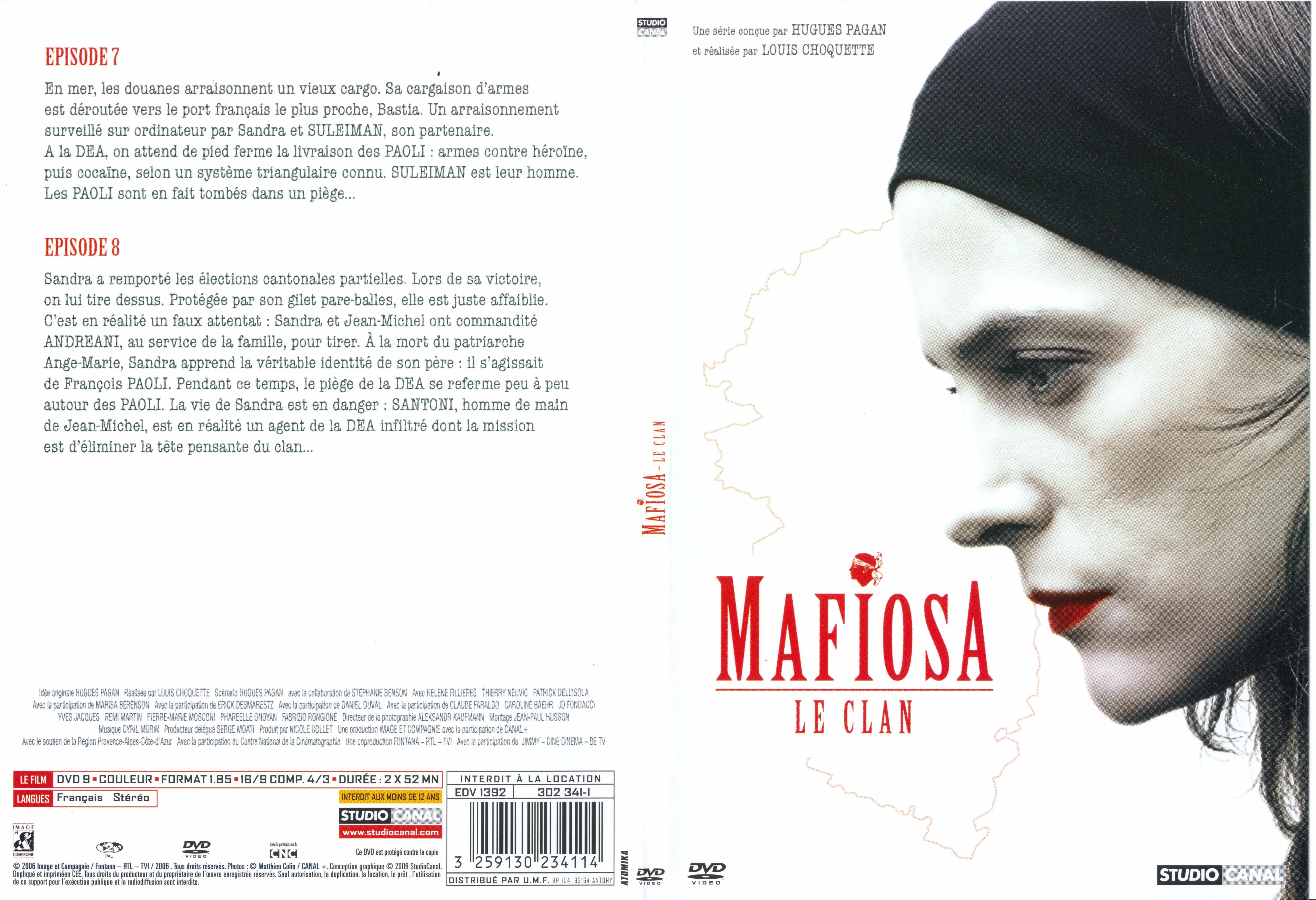 Jaquette DVD Mafiosa dvd 3