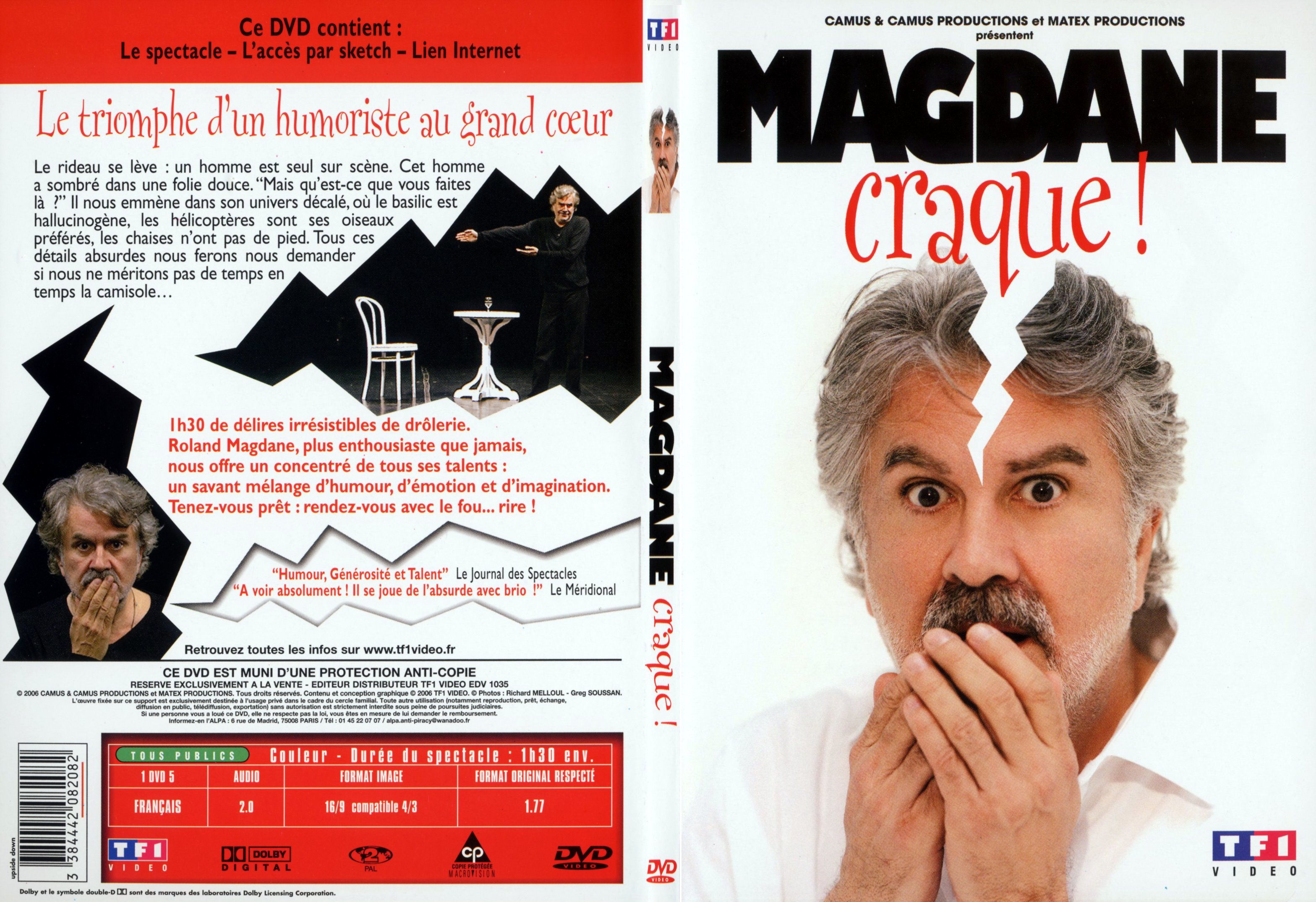 Jaquette DVD Magdane craque - SLIM