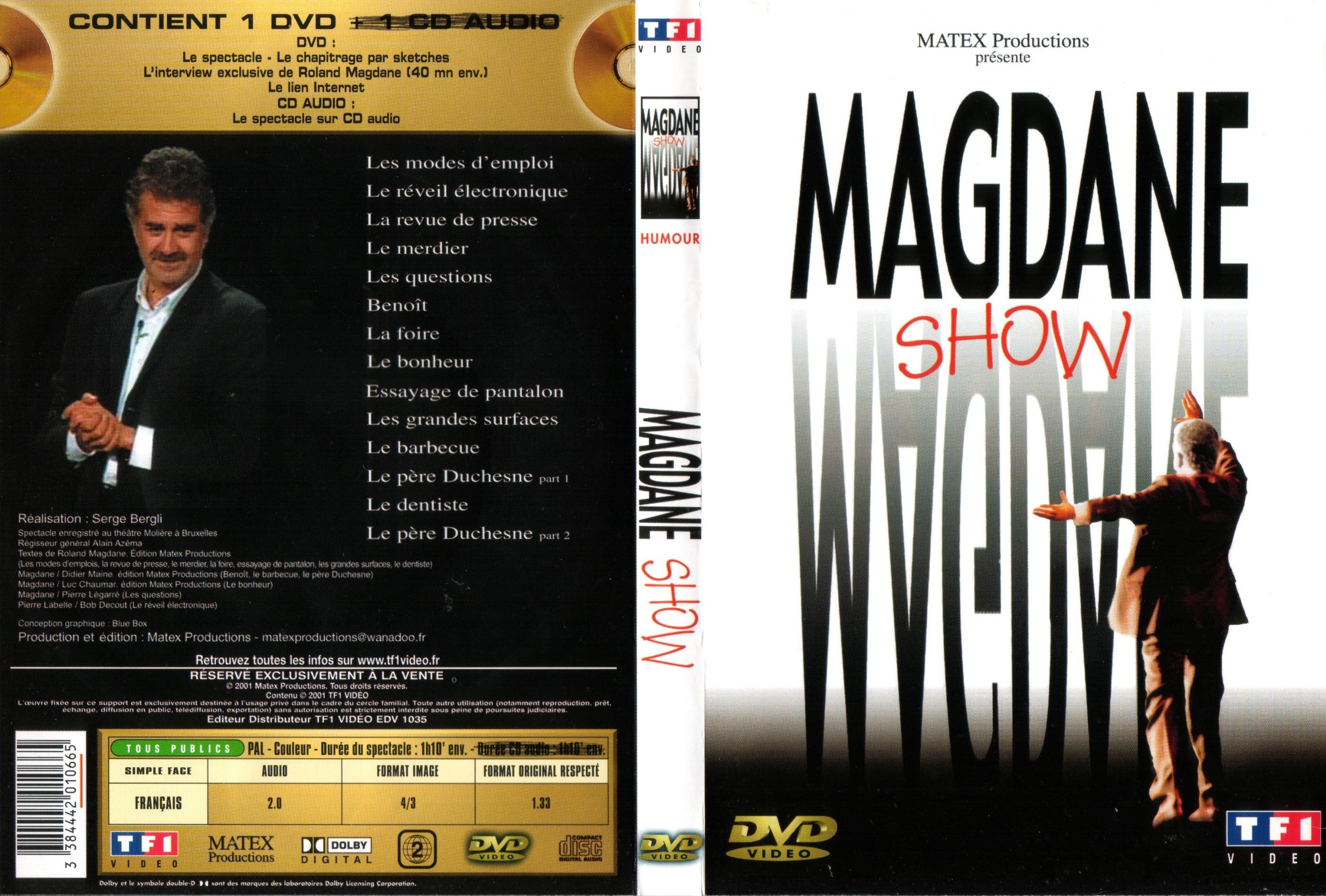 Jaquette DVD Magdane show