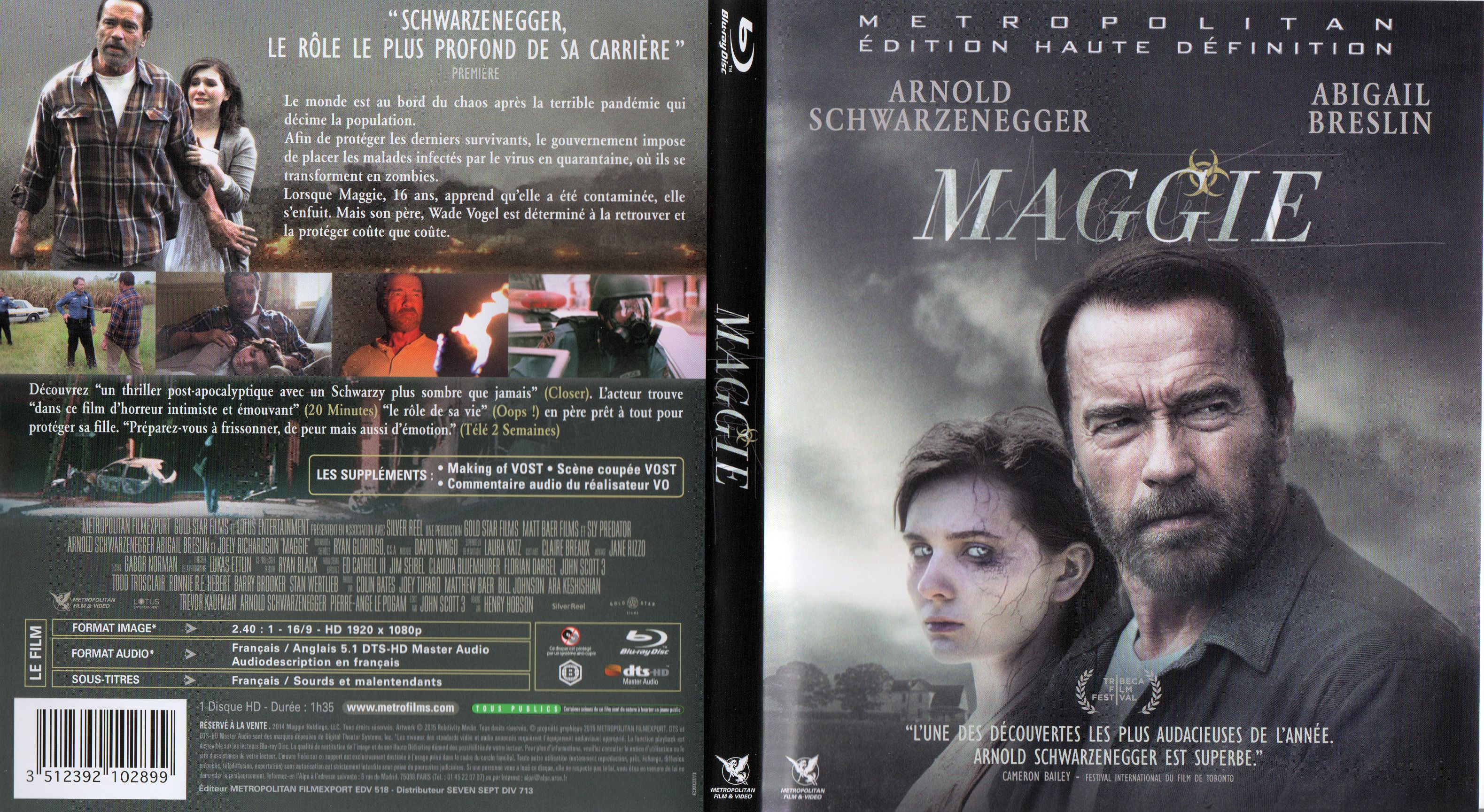 Jaquette DVD Maggie (BLU-RAY)