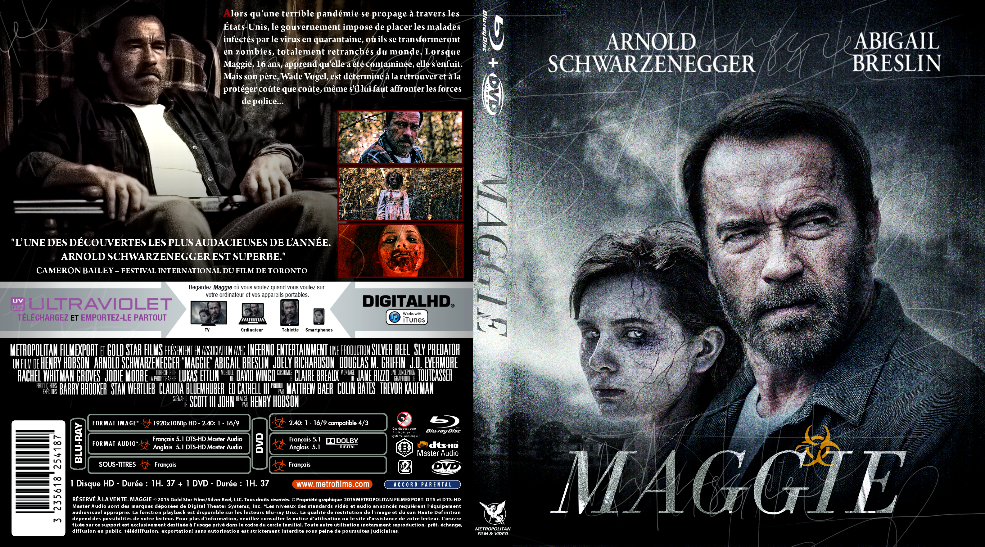 Jaquette DVD Maggie custom (BLU-RAY)