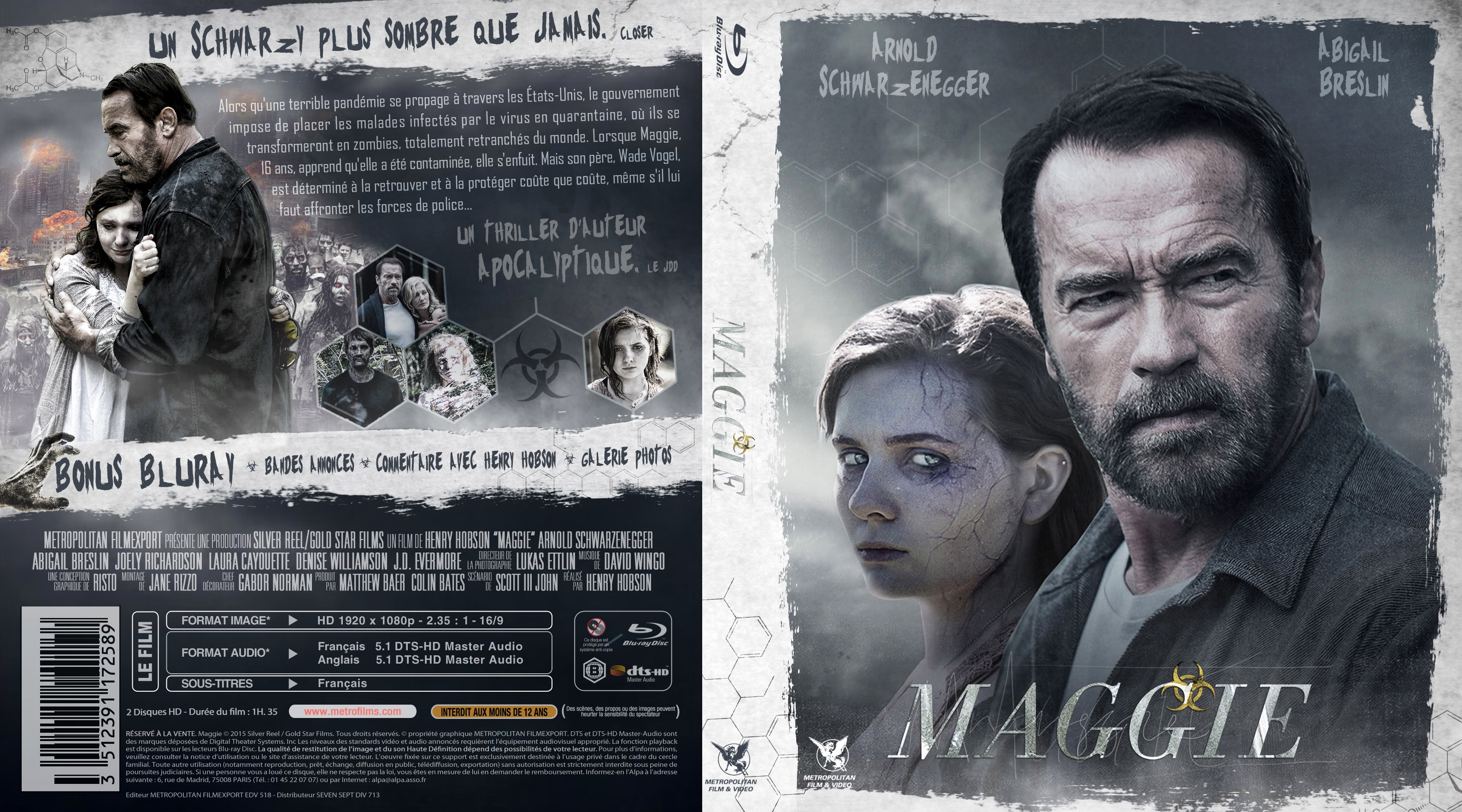 Jaquette DVD Maggie custom (BLU-RAY) v2