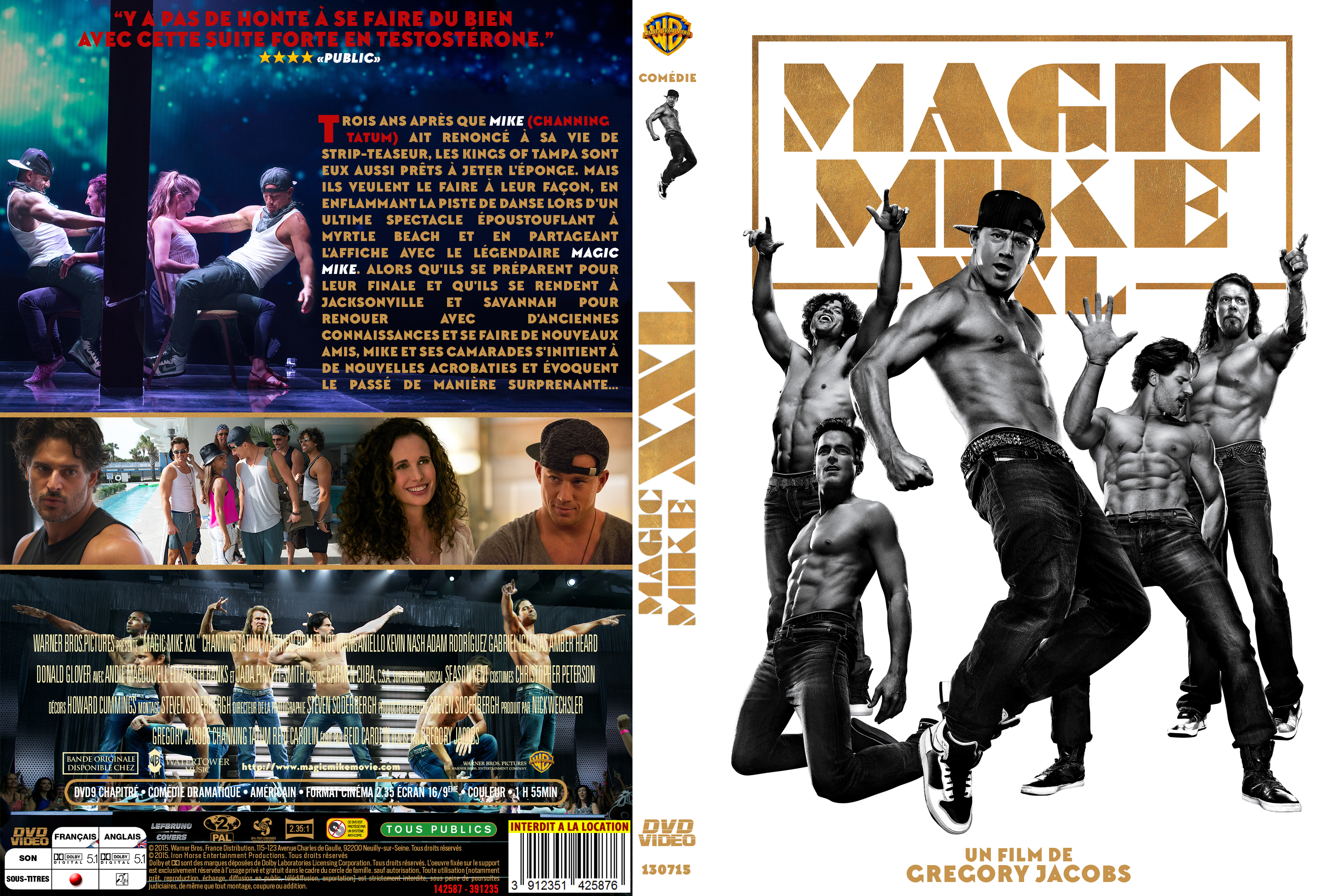 Jaquette DVD Magic Mike XXL custom