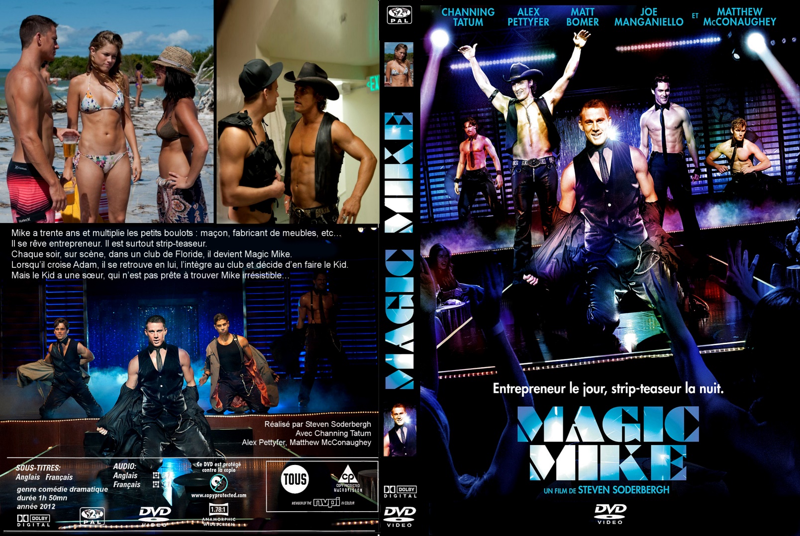 Jaquette DVD Magic Mike custom