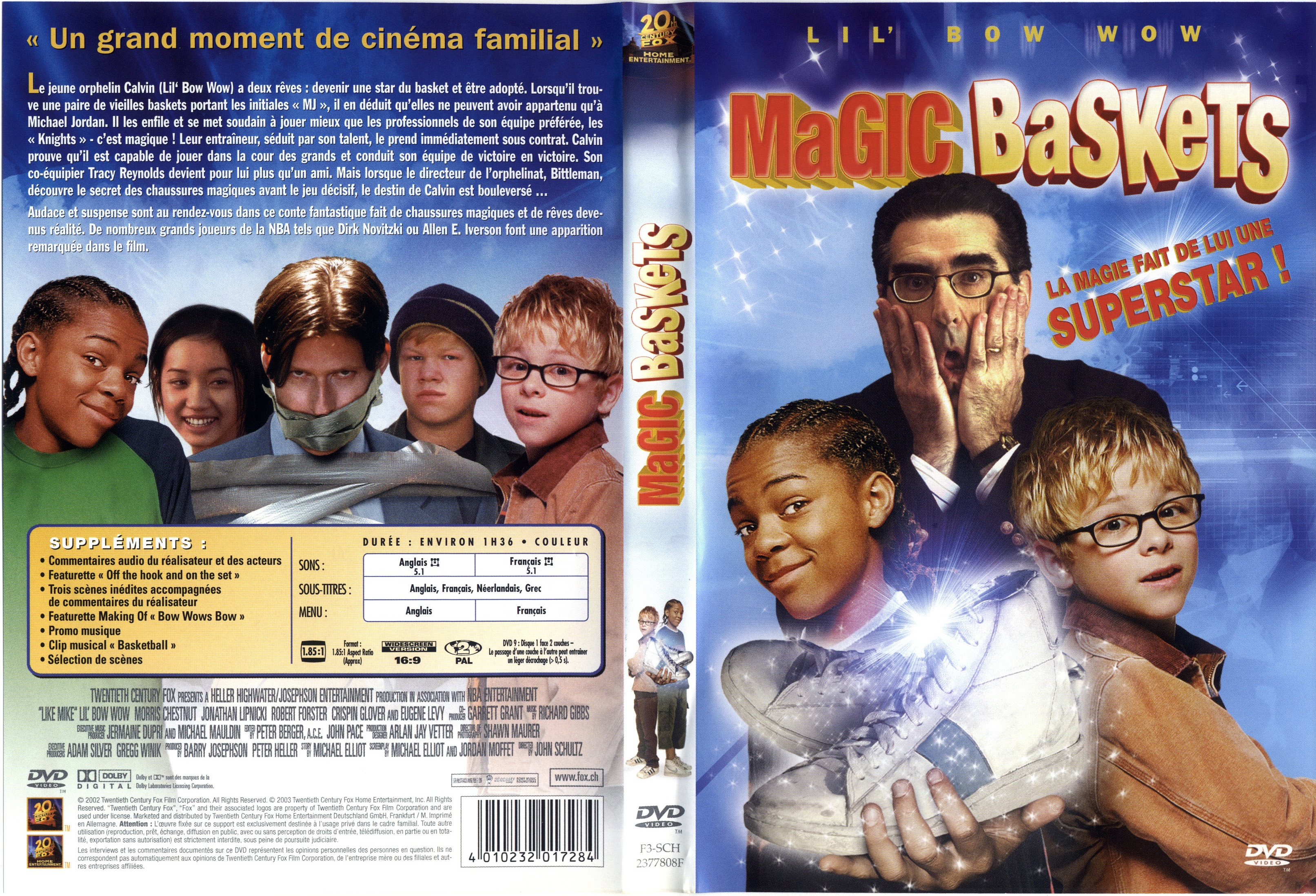 Jaquette DVD Magic baskets v2