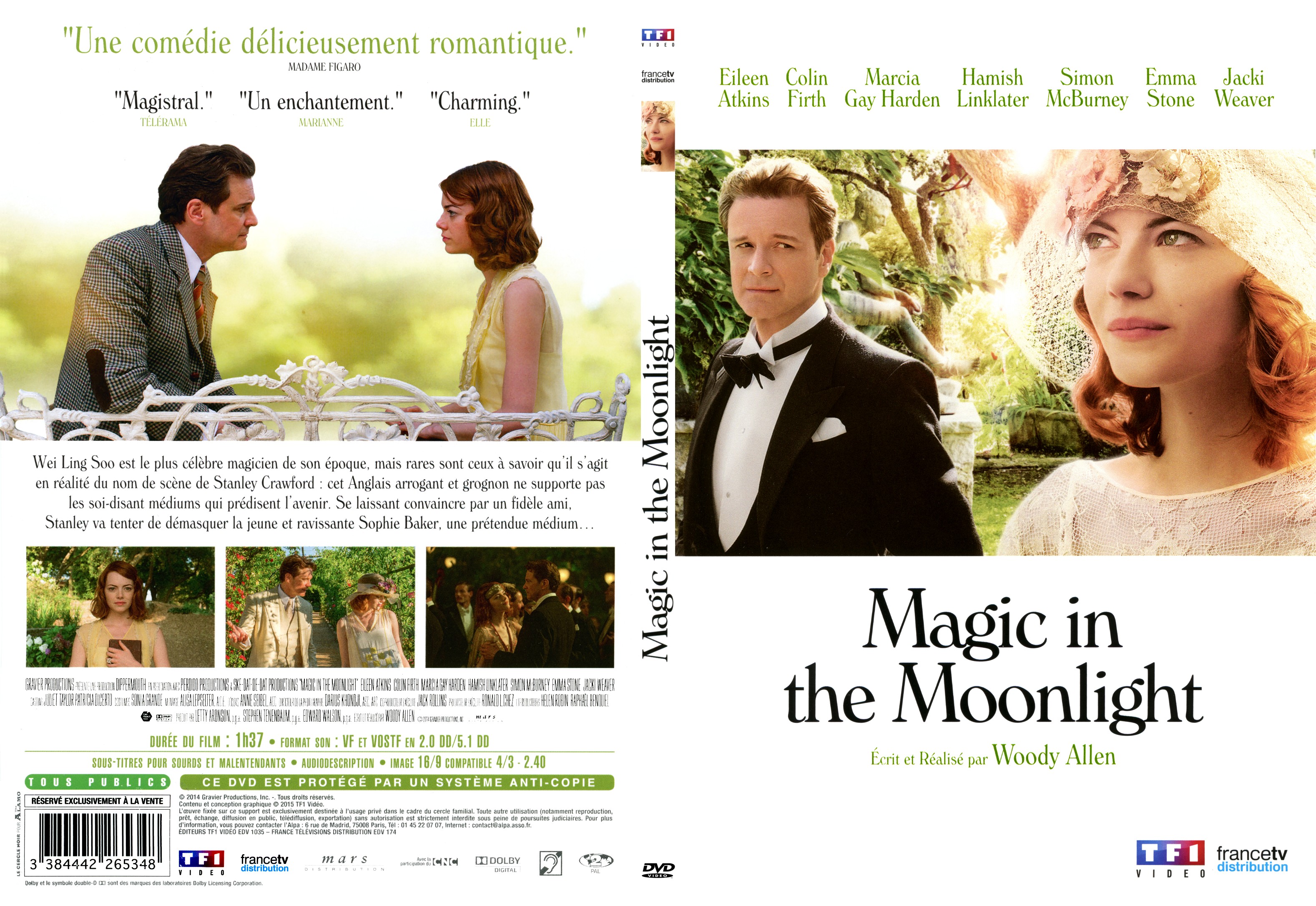 Jaquette DVD Magic in the moonlight - SLIM