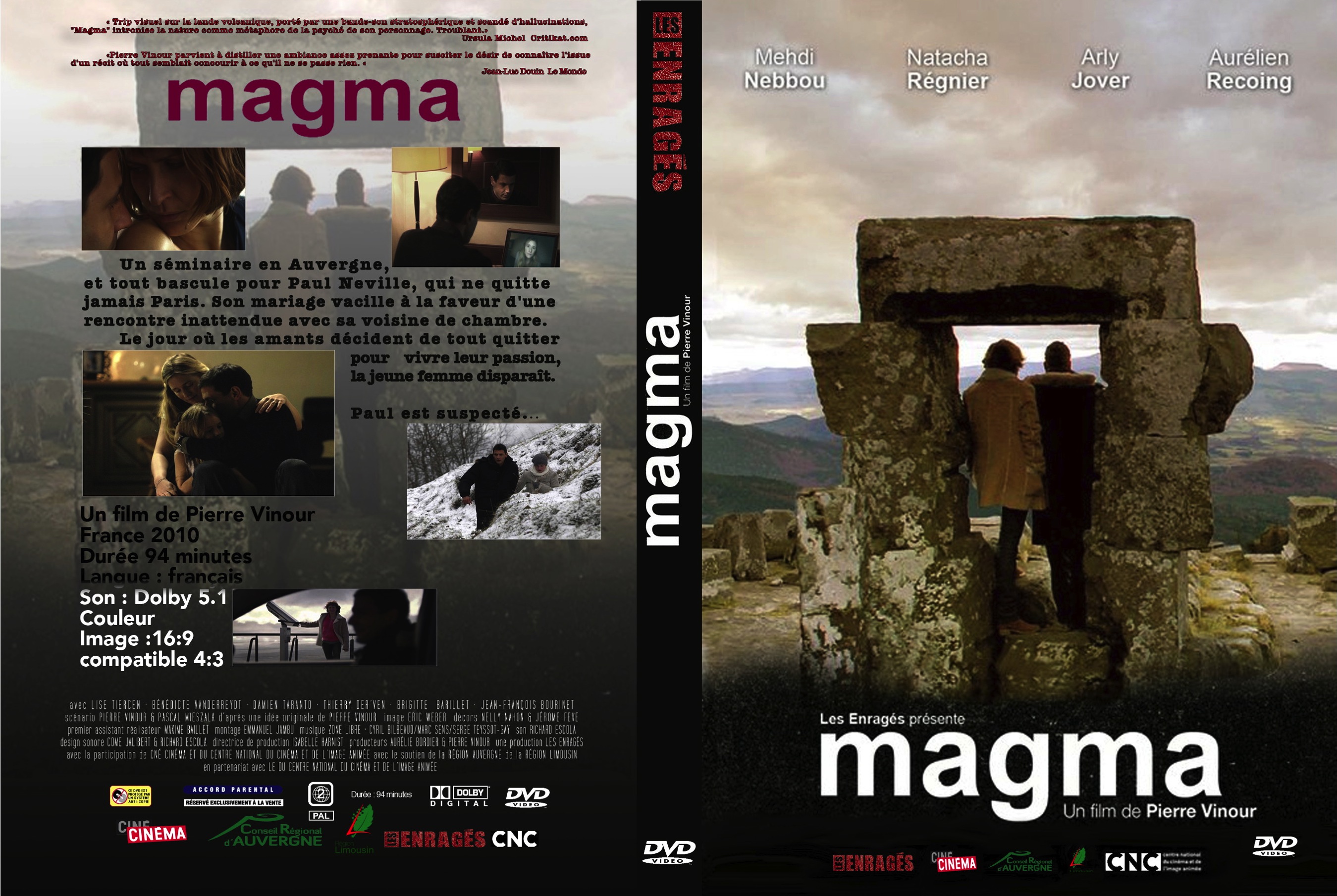 Jaquette DVD Magma (2010) custom