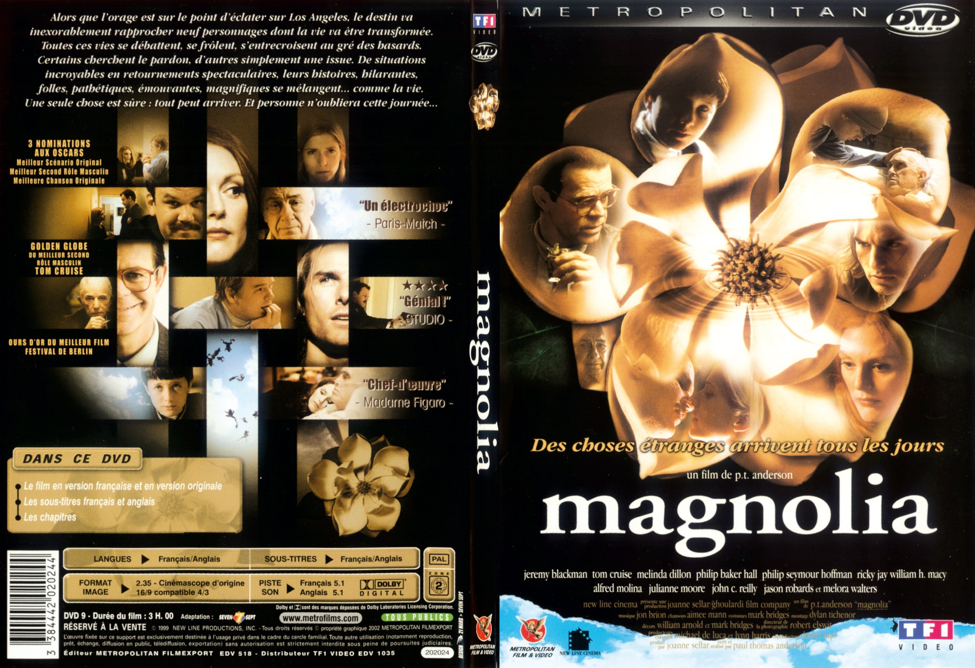 Jaquette DVD Magnolia - SLIM