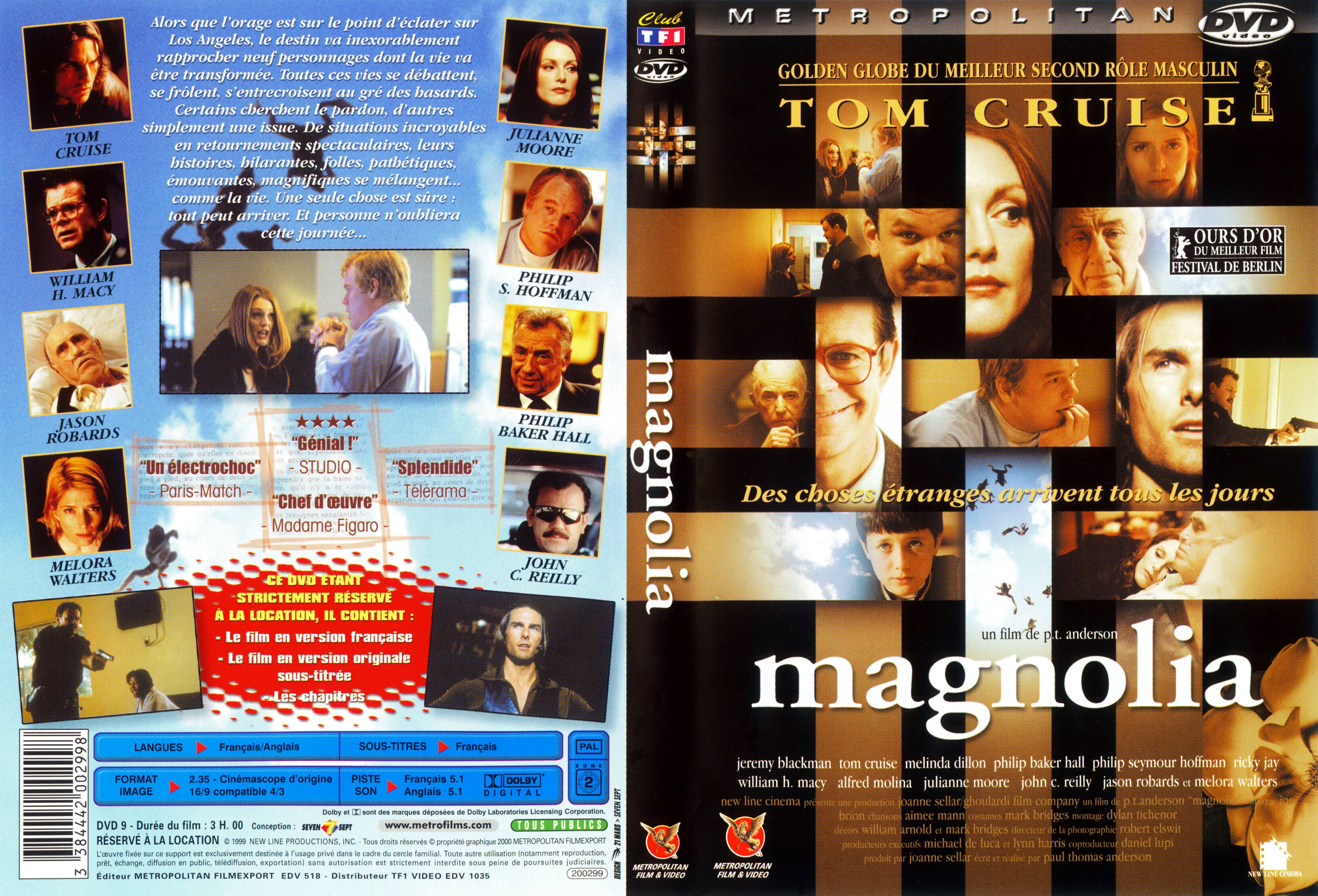 Jaquette DVD Magnolia v3
