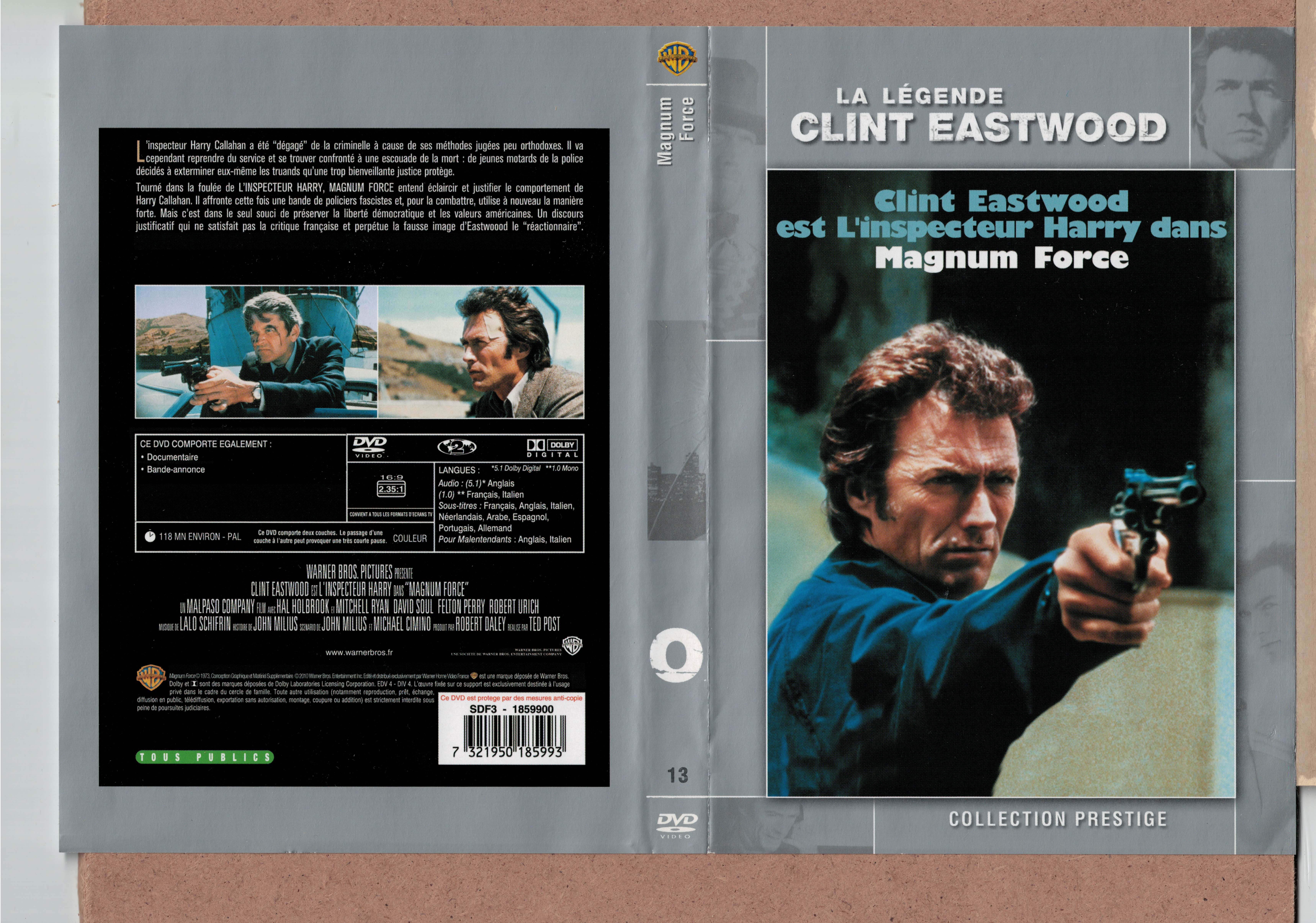 Jaquette DVD Magnum Force v4