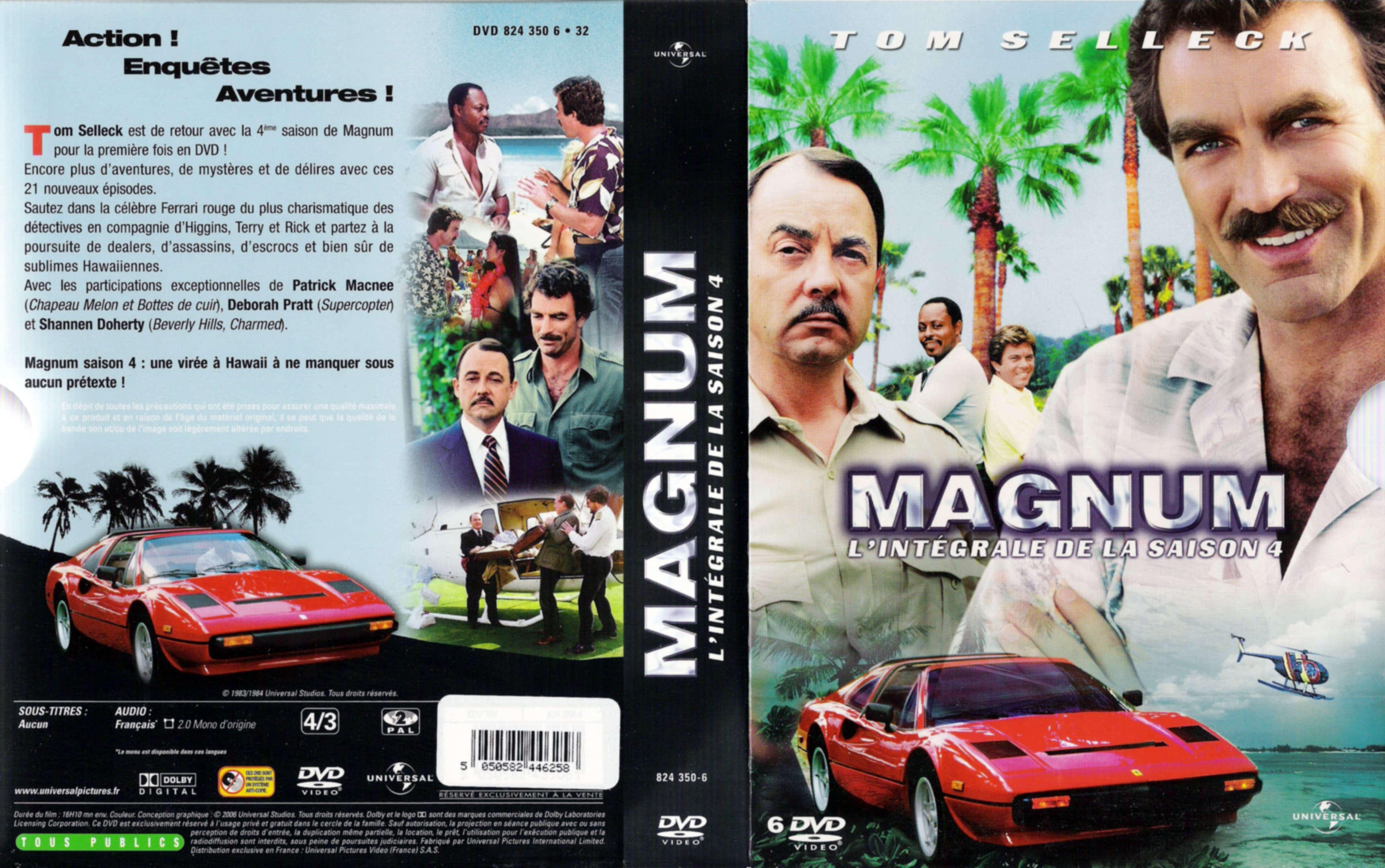 Jaquette DVD Magnum Saison 4 COFFRET