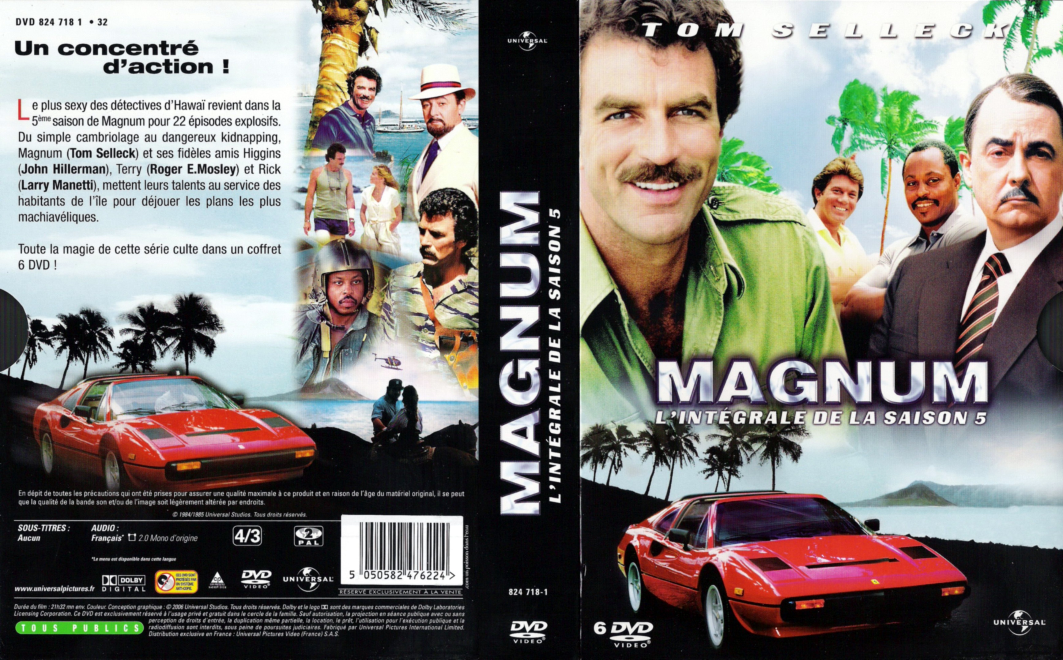 Jaquette DVD Magnum Saison 5 COFFRET