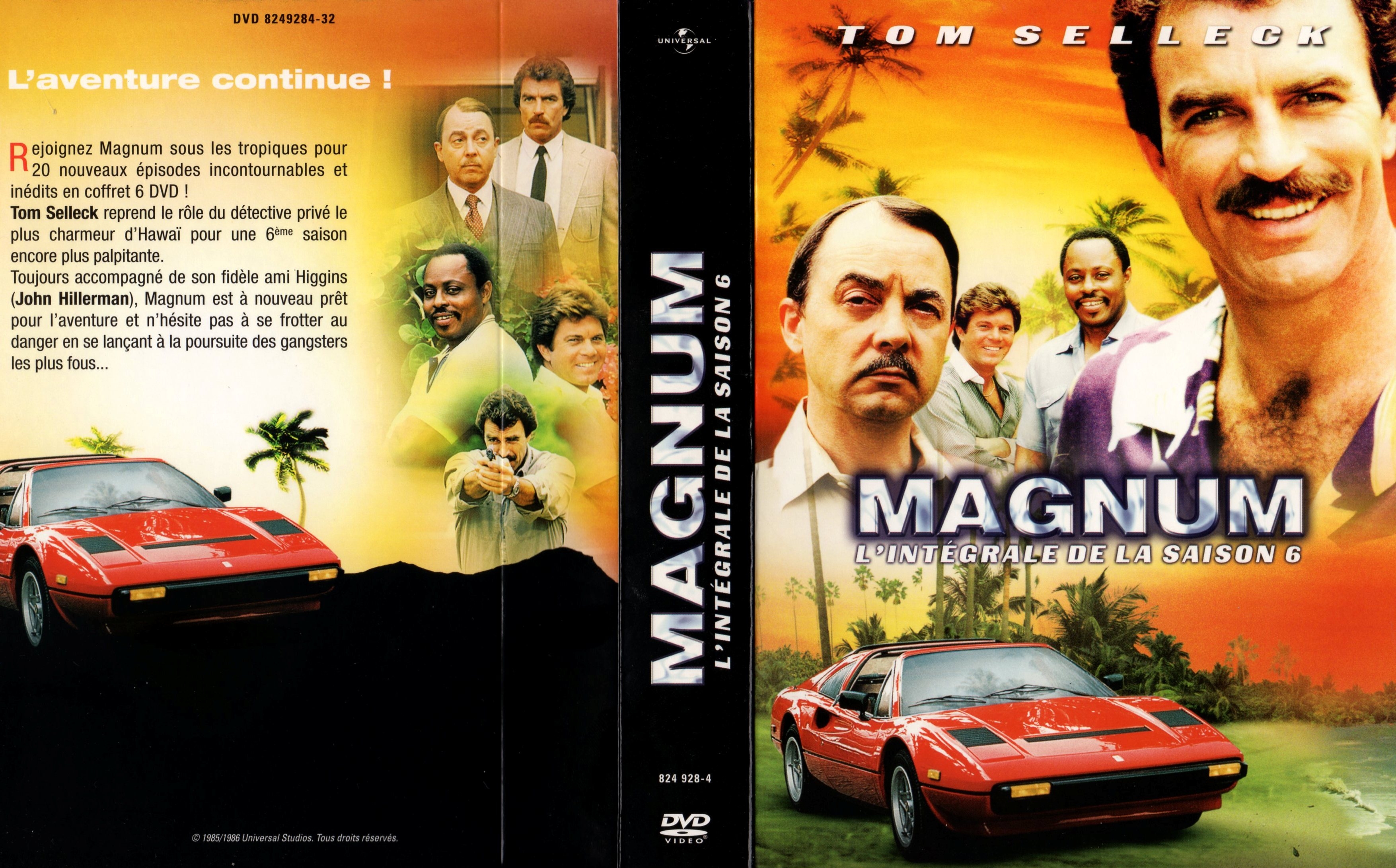 Jaquette DVD Magnum Saison 6 COFFRET