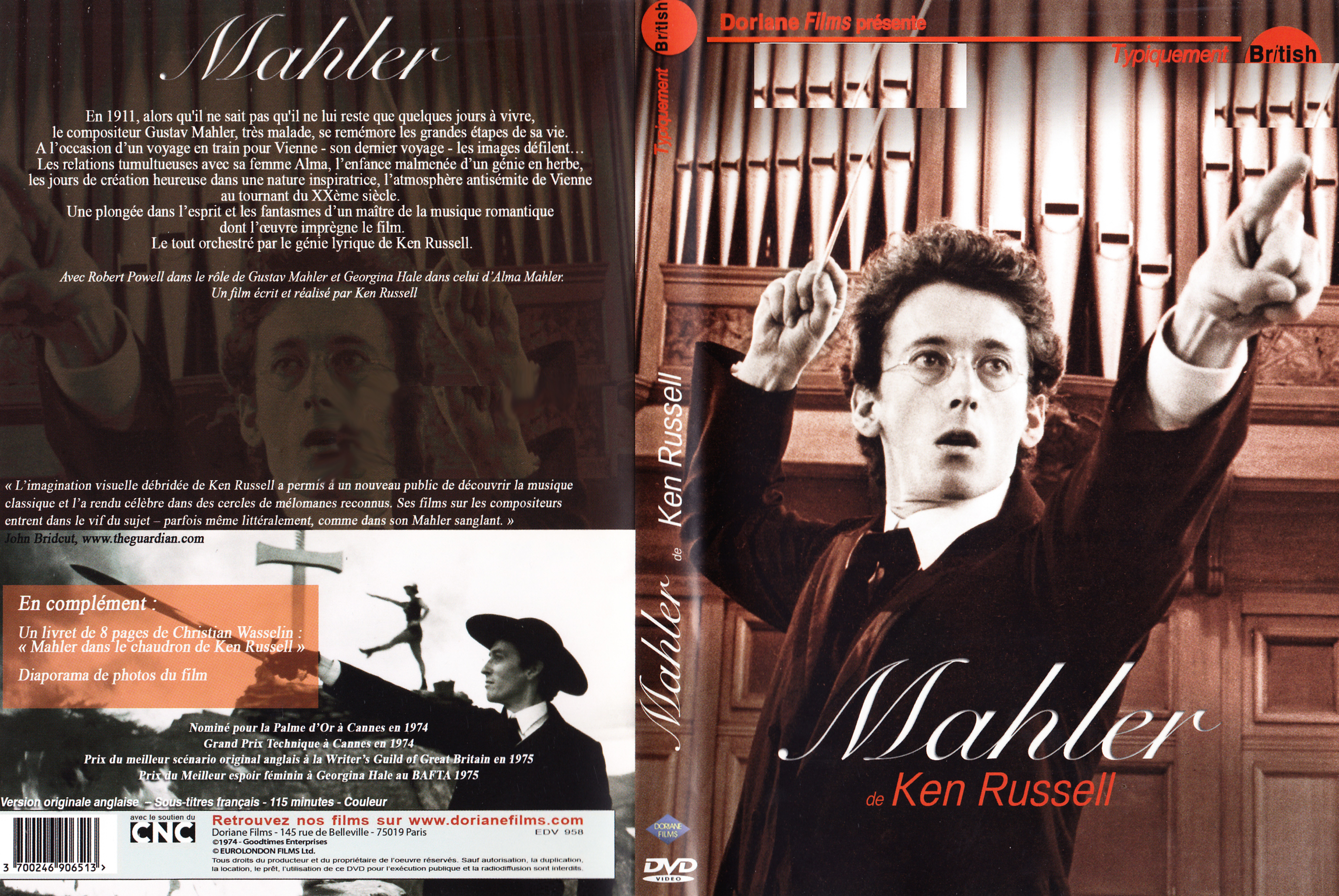 Jaquette DVD Mahler