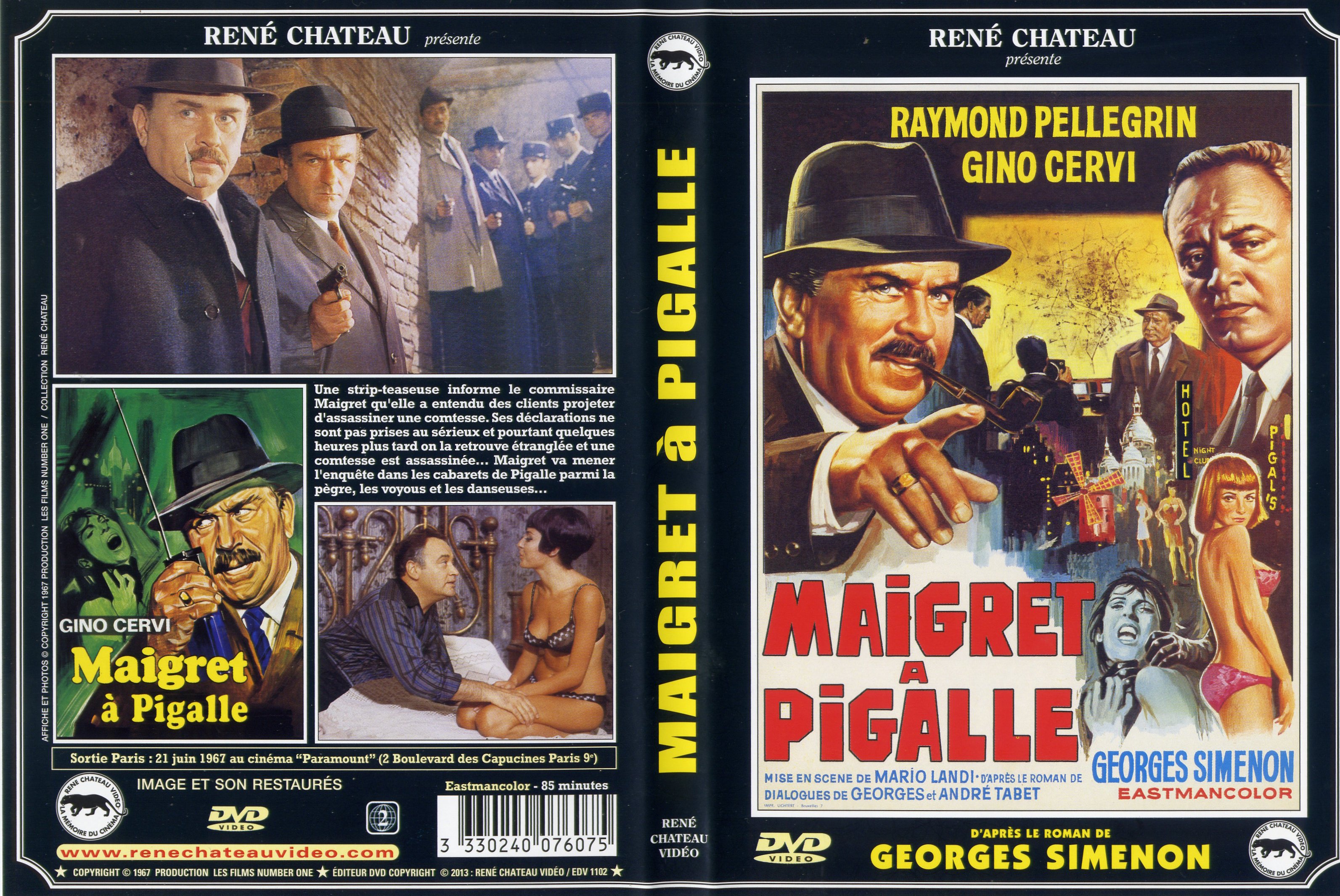 Jaquette DVD Maigret  Pigalle