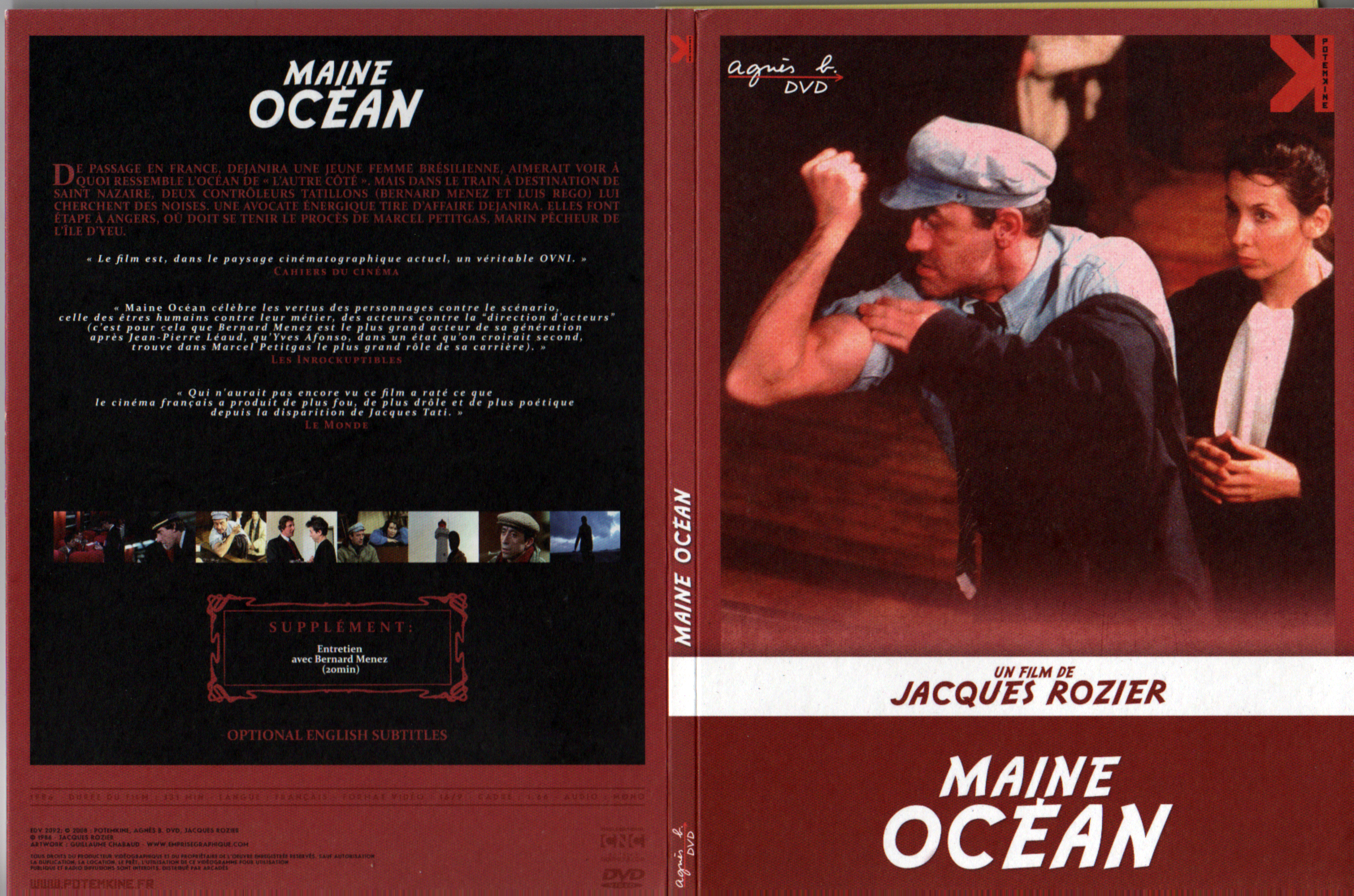 Jaquette DVD Maine ocan