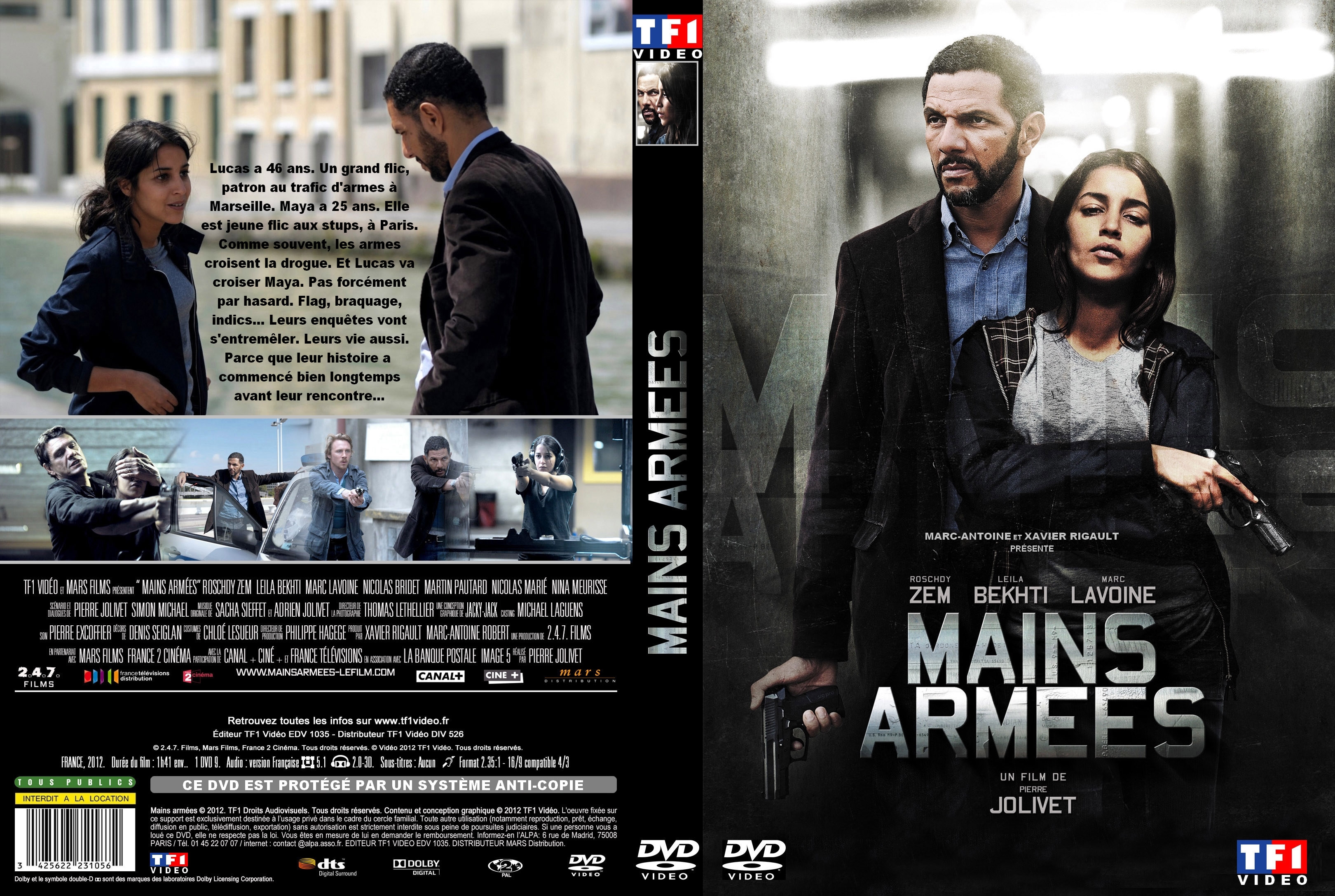 Jaquette DVD Mains Armes custom v2