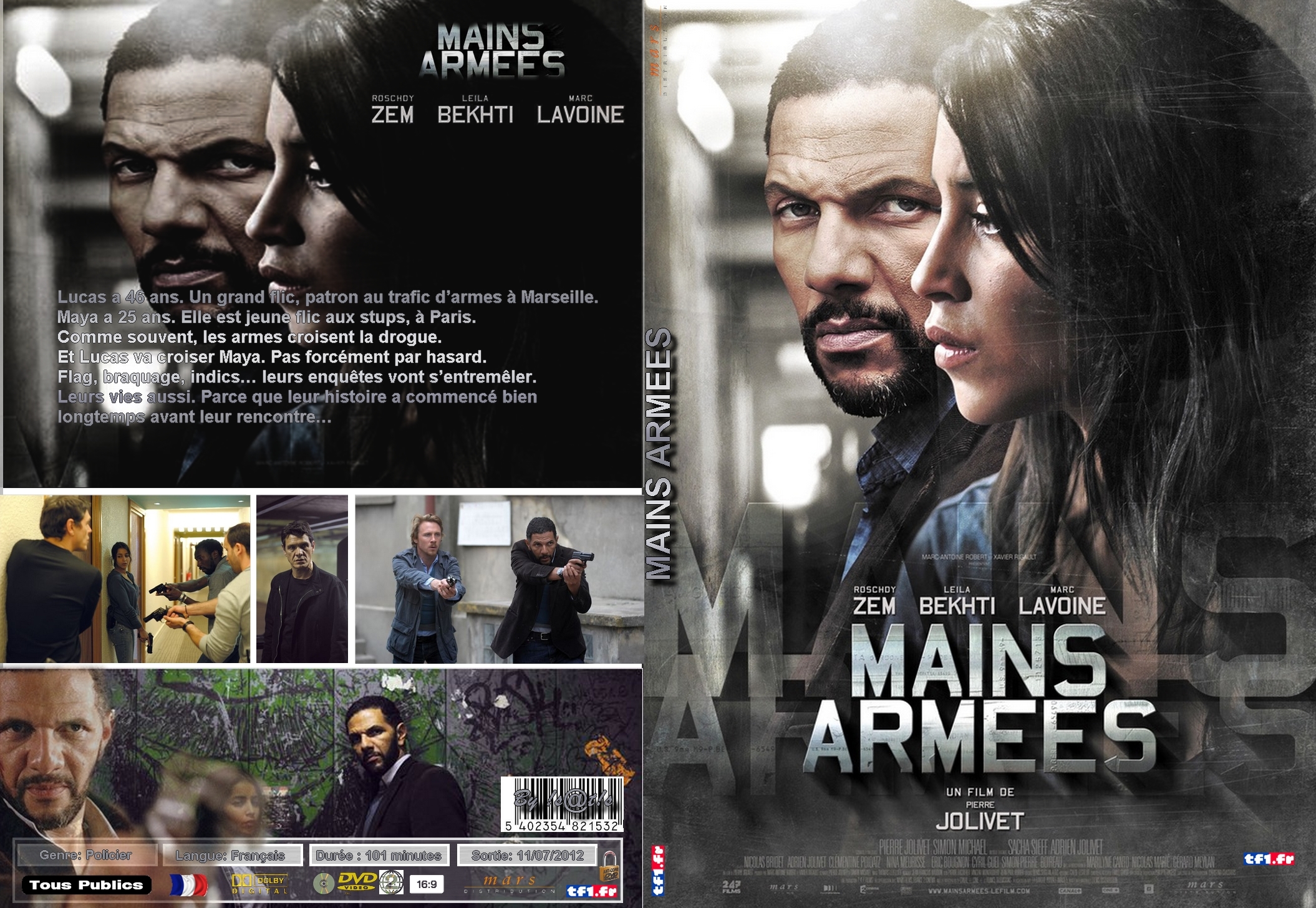 Jaquette DVD Mains armes custom