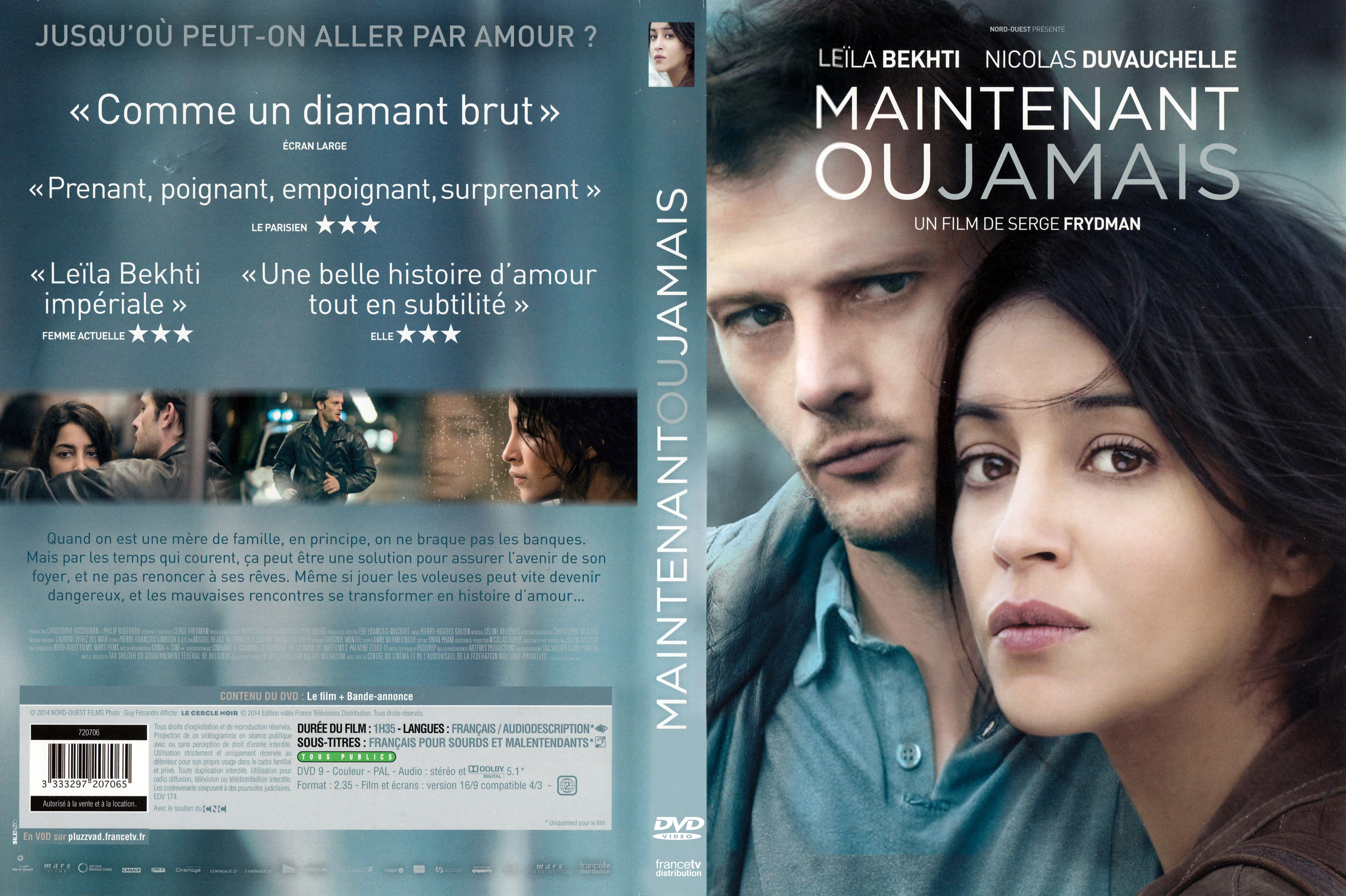 Jaquette DVD Maintenant ou jamais