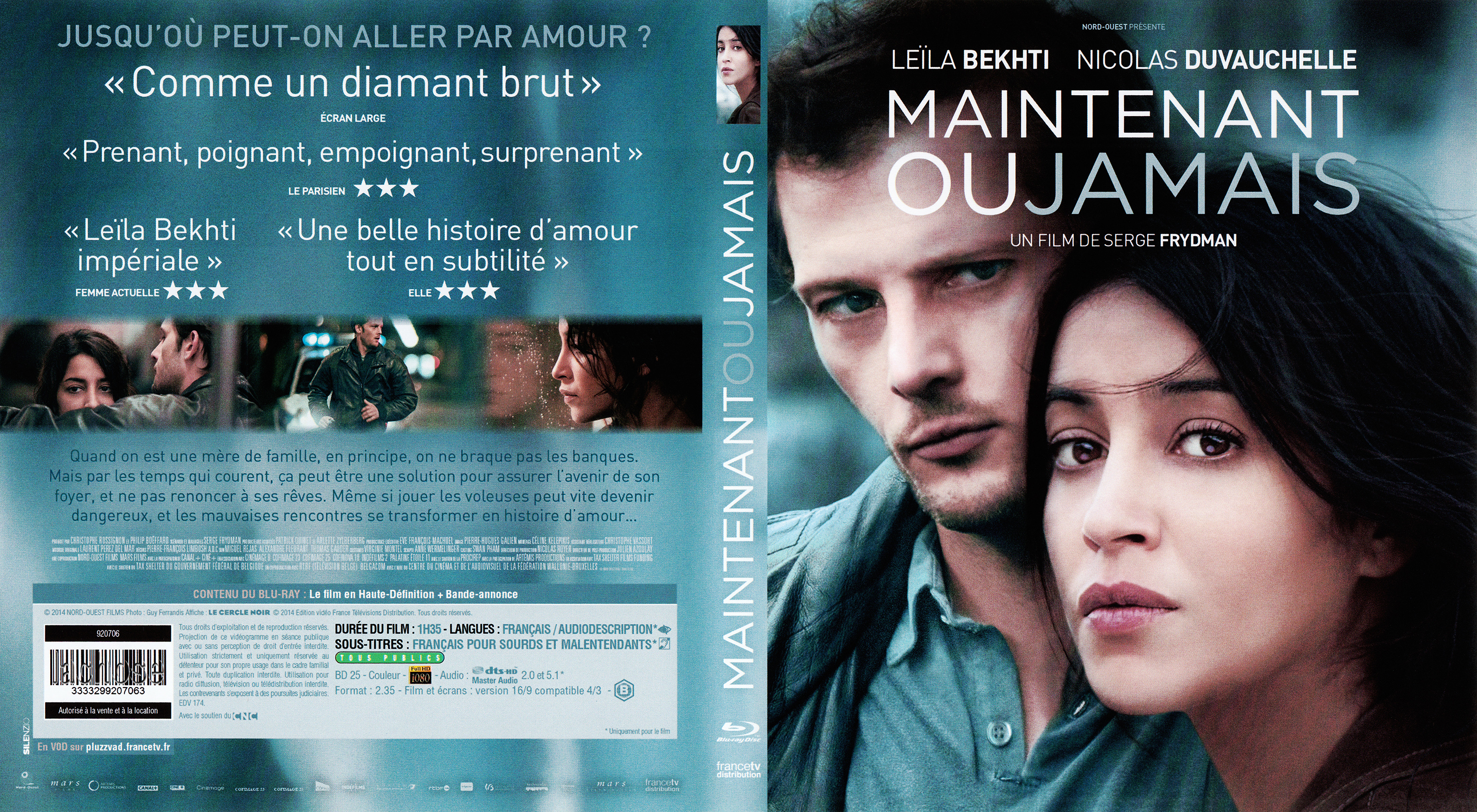 Jaquette DVD Maintenant ou jamais (BLU-RAY)