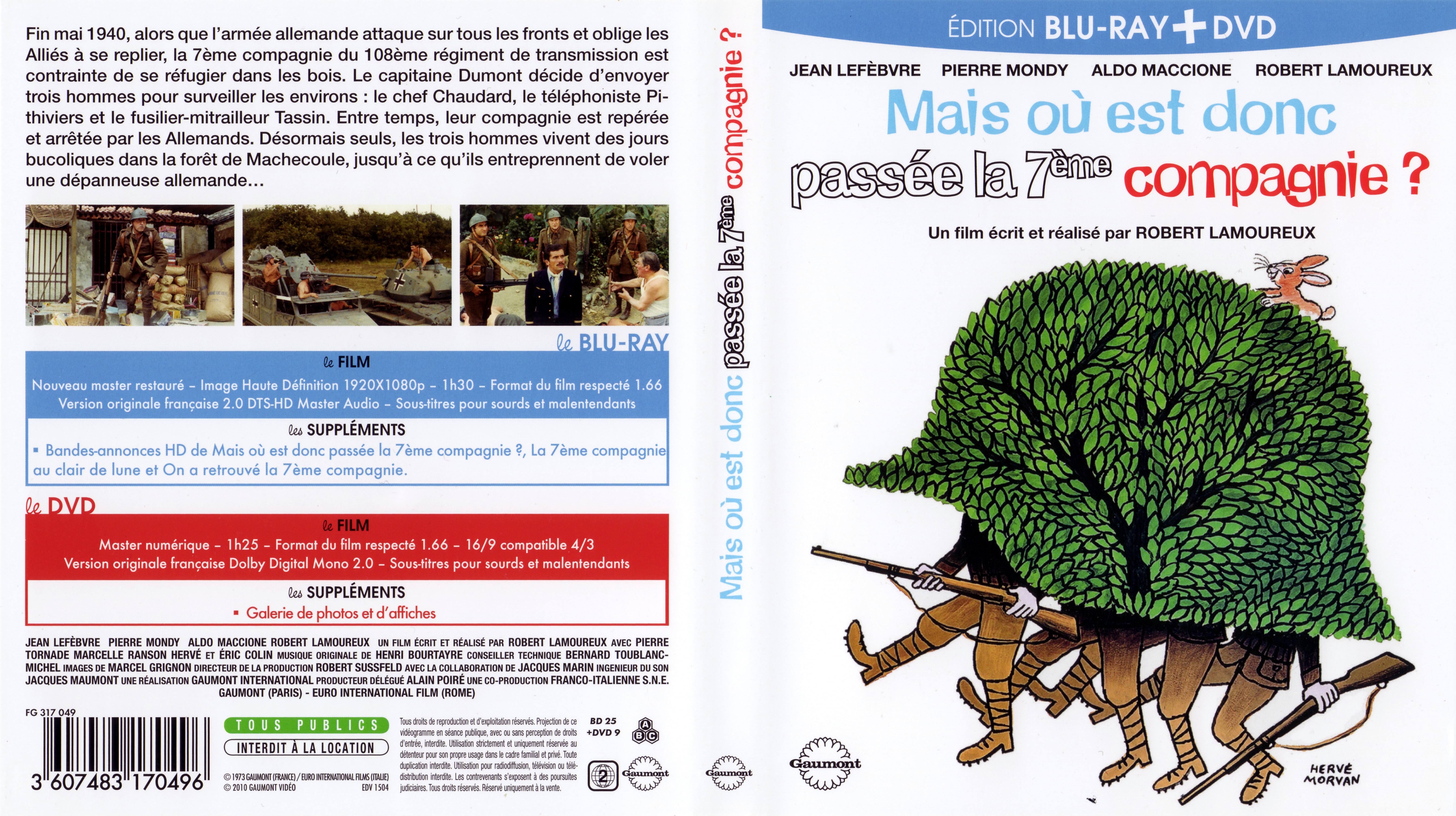 Jaquette DVD Mais ou est donc pass la 7eme compagnie (BLU-RAY)