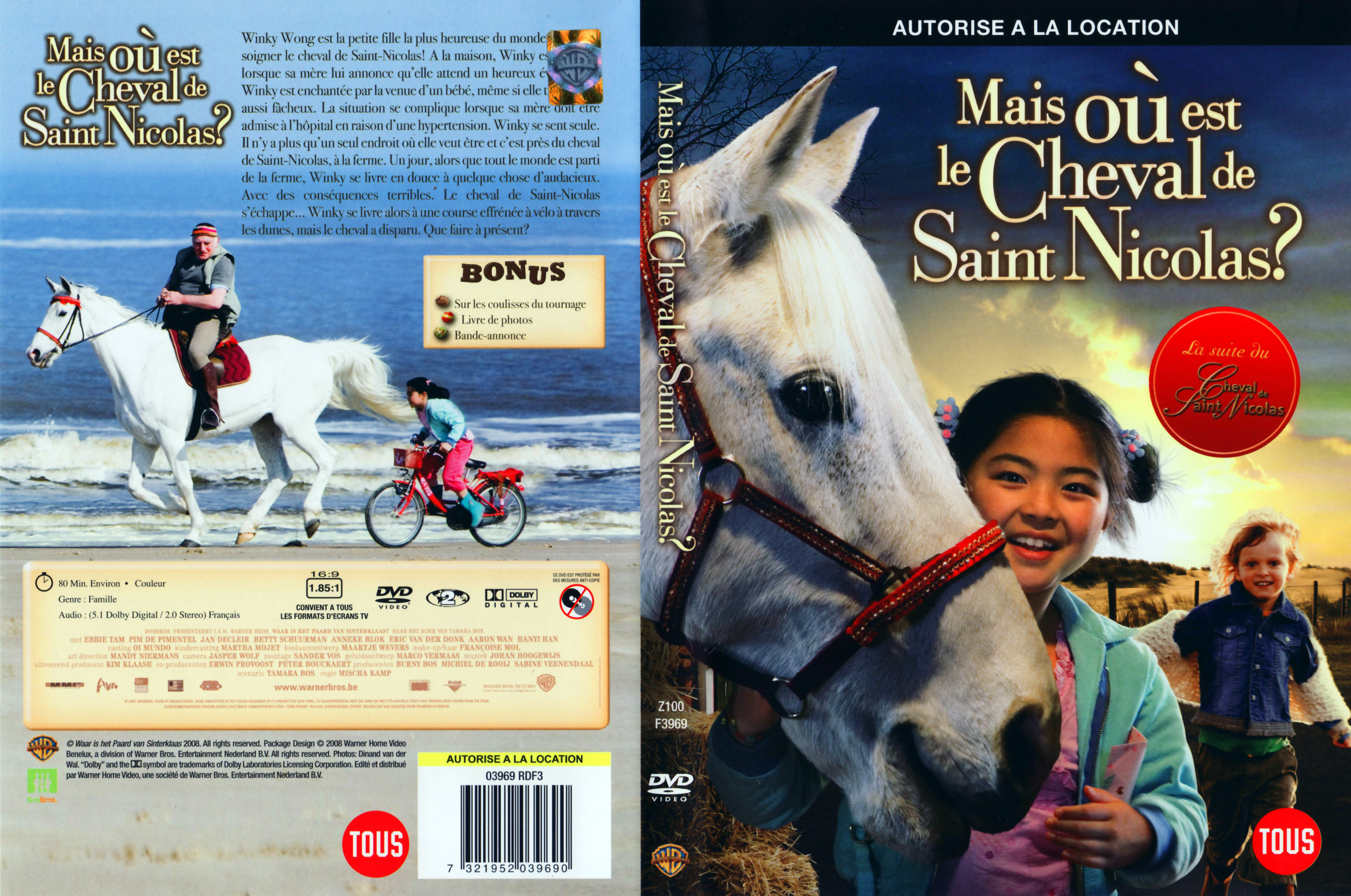 Jaquette DVD Mais ou est le cheval de Saint Nicolas