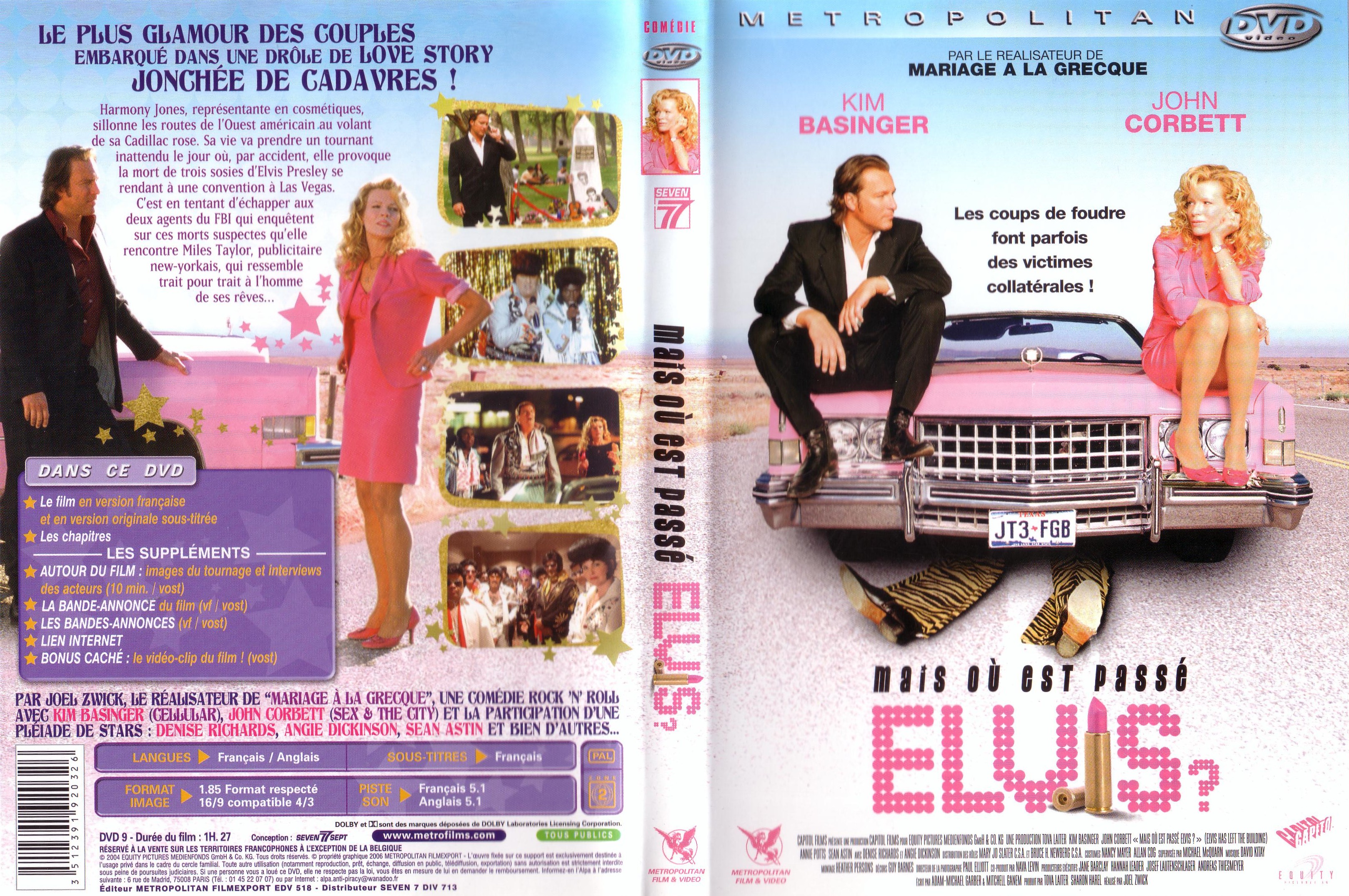 Jaquette DVD Mais ou est pass Elvis