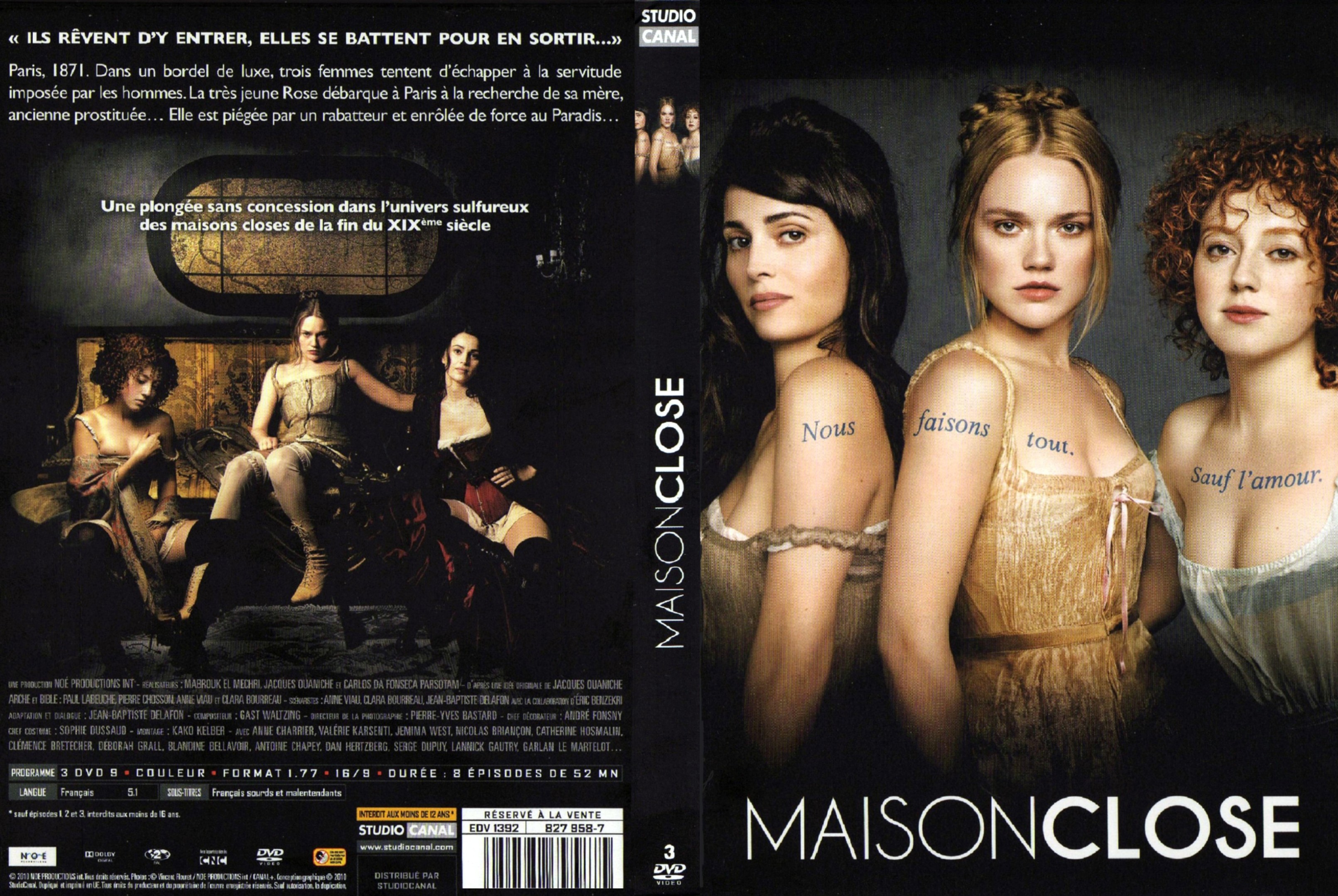 Jaquette DVD Maison close