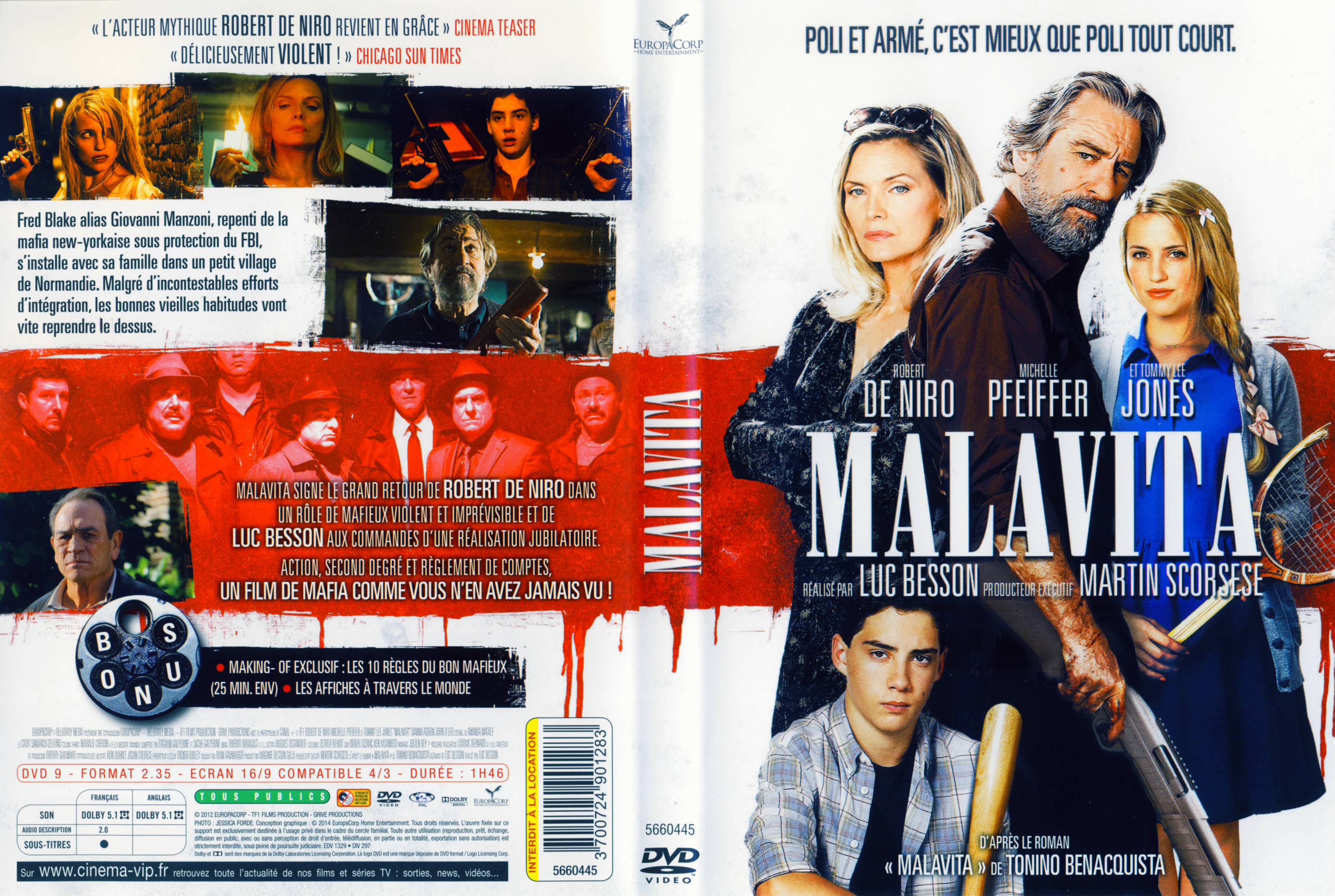 Jaquette DVD Malavita