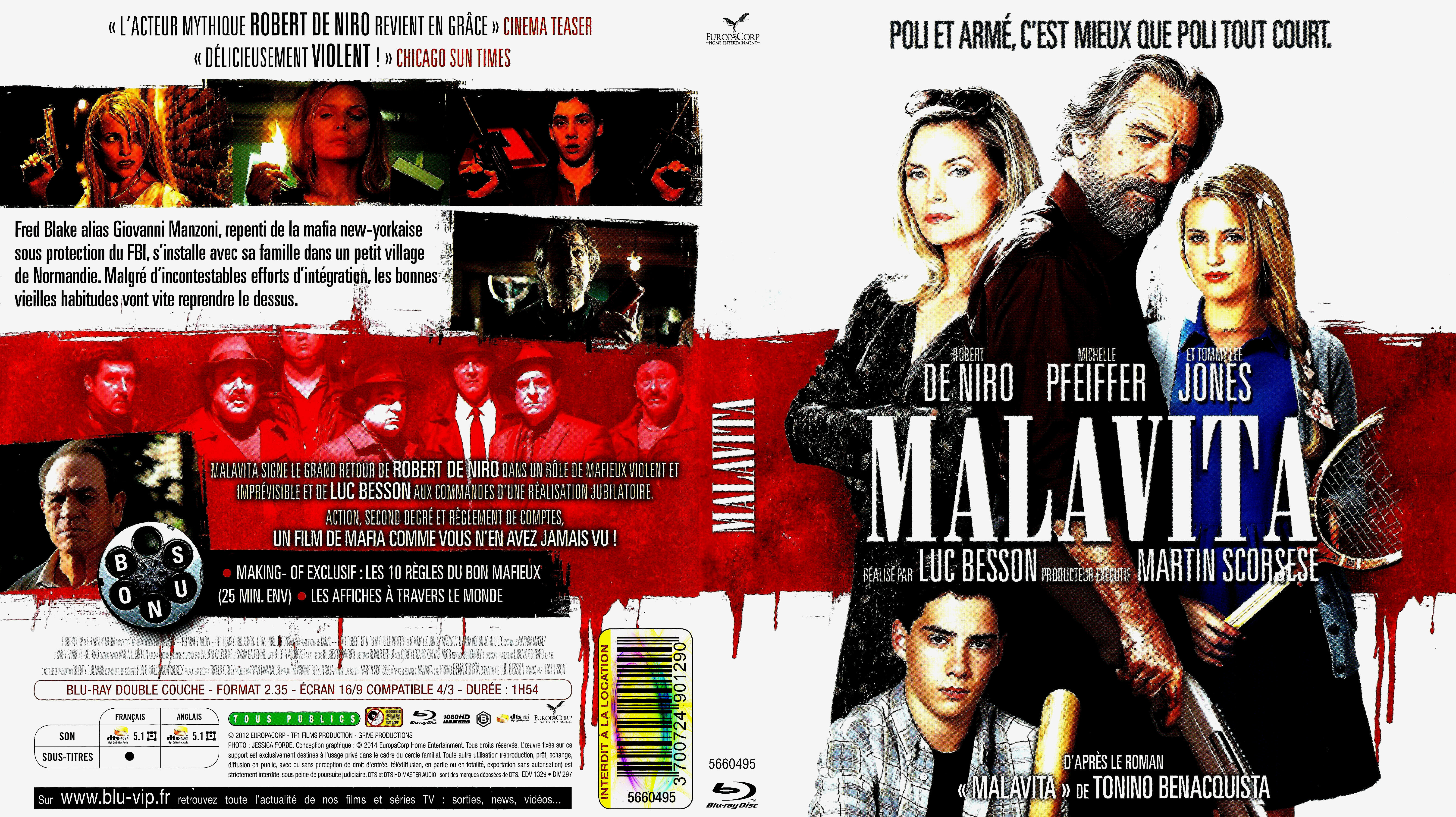 Jaquette DVD Malavita (BLU-RAY)