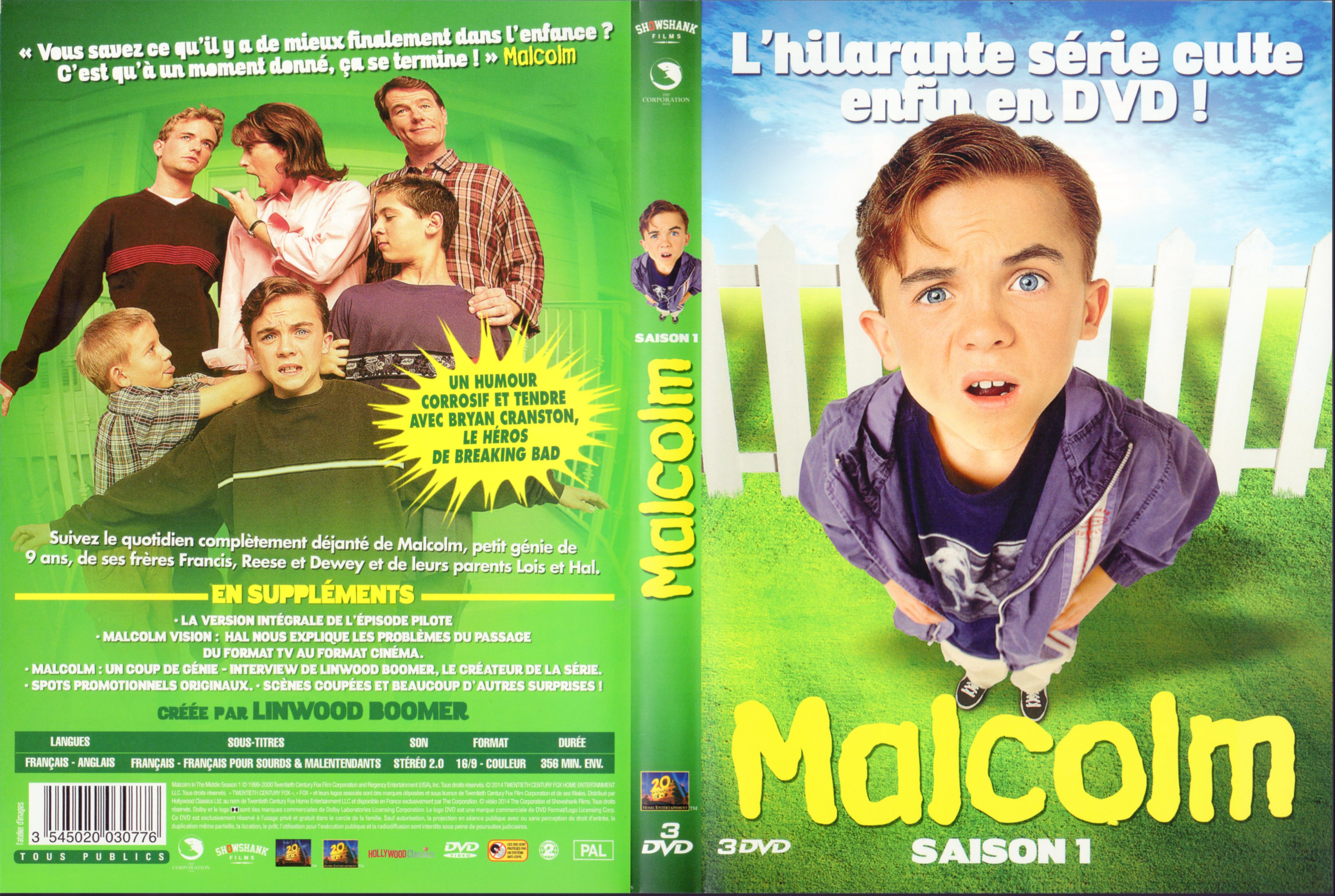 Jaquette DVD Malcolm Saison 1
